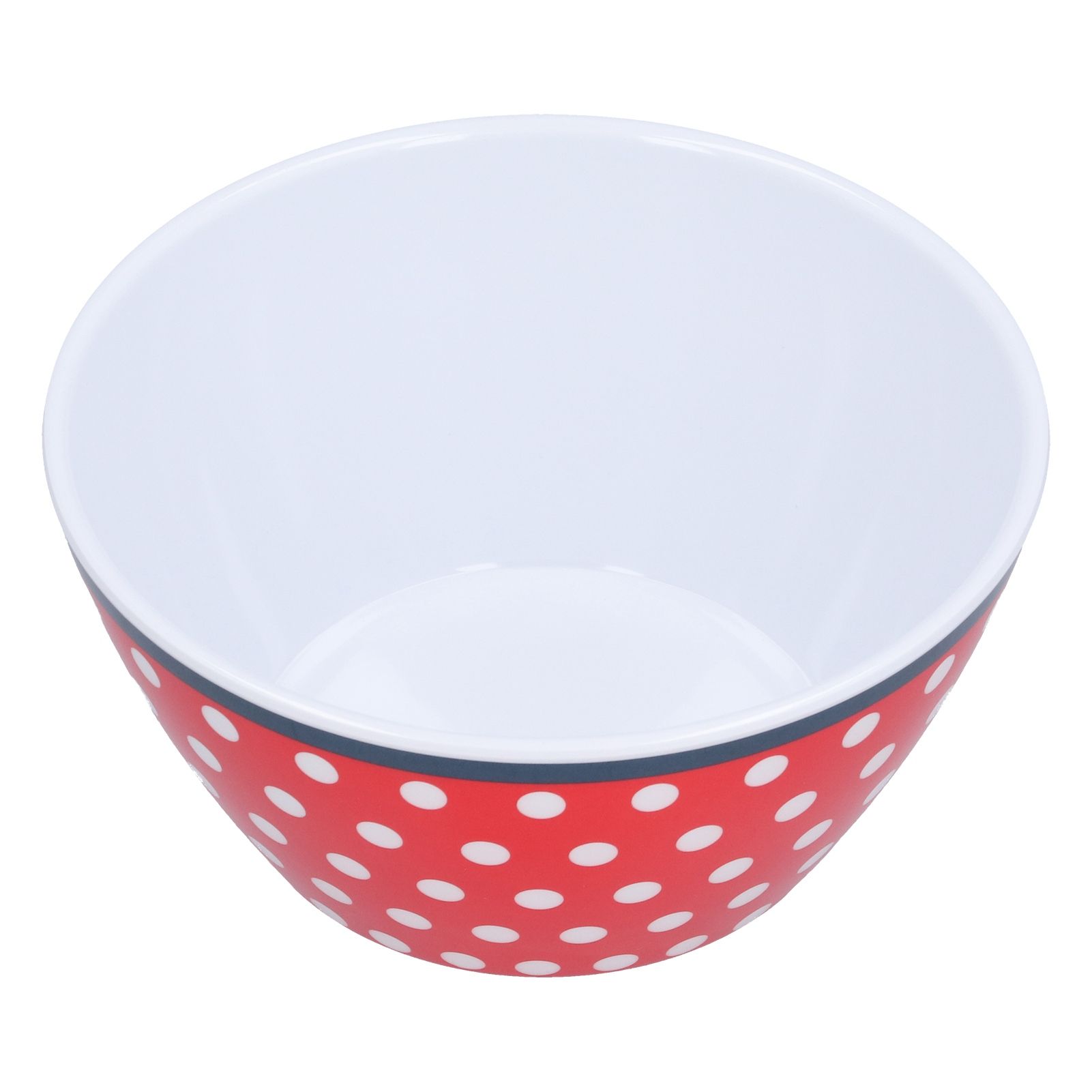 500ml Salad Bowl Thickened Snack Dessert Cake Fruit Bowl for Baking Table DecorationRed Dot - Image 2