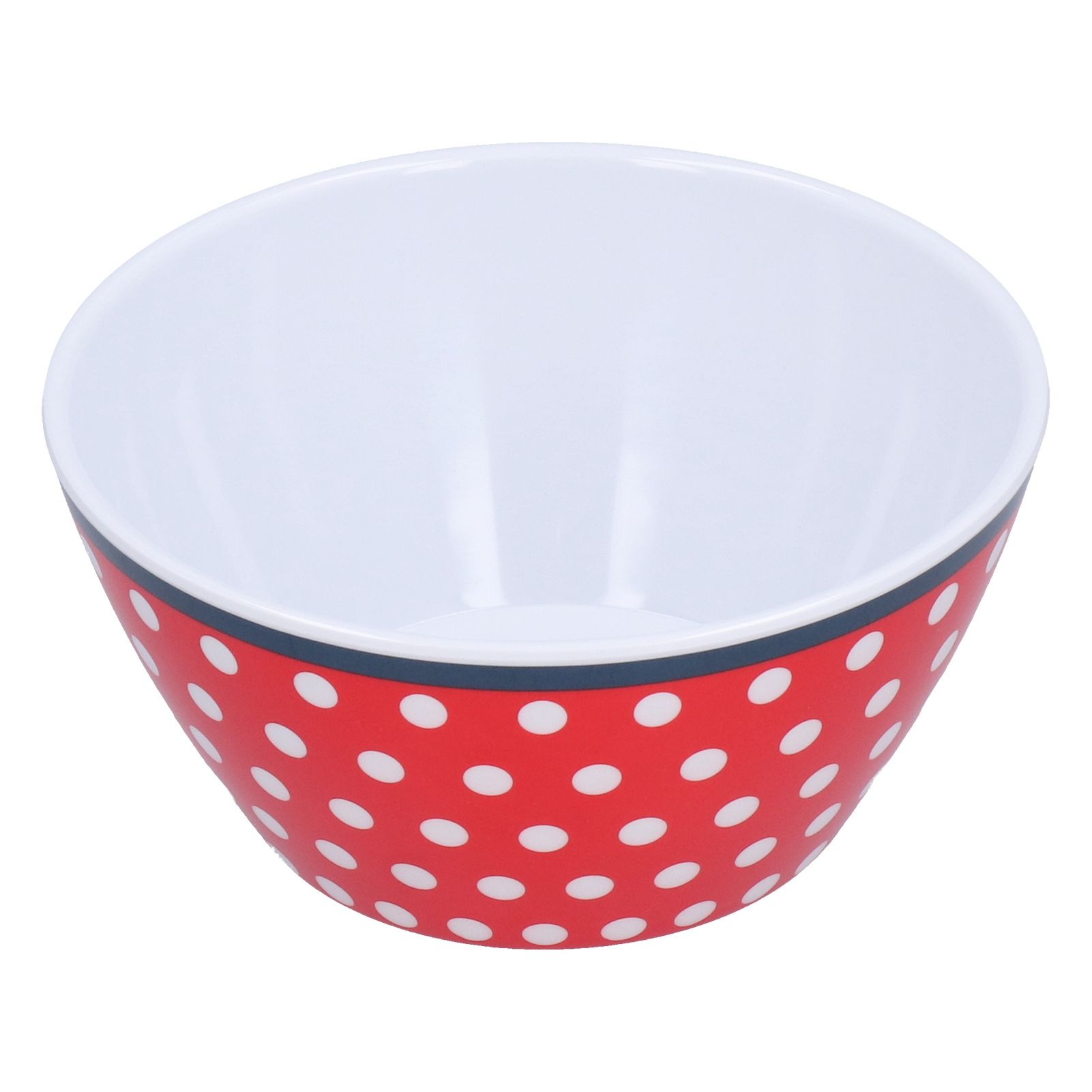 500ml Salad Bowl Thickened Snack Dessert Cake Fruit Bowl for Baking Table DecorationRed Dot - Image 3