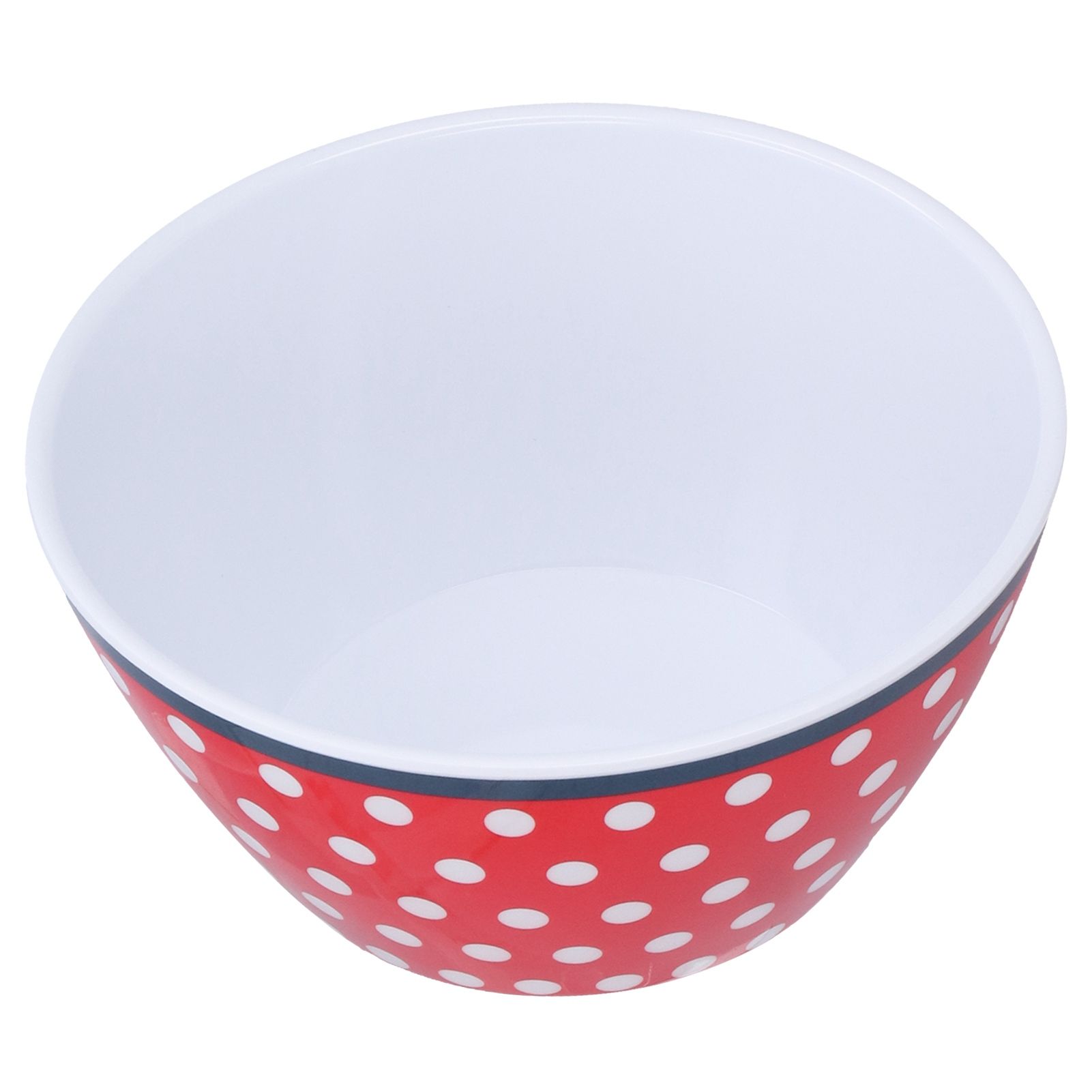 500ml Salad Bowl Thickened Snack Dessert Cake Fruit Bowl for Baking Table DecorationRed Dot - Image 4