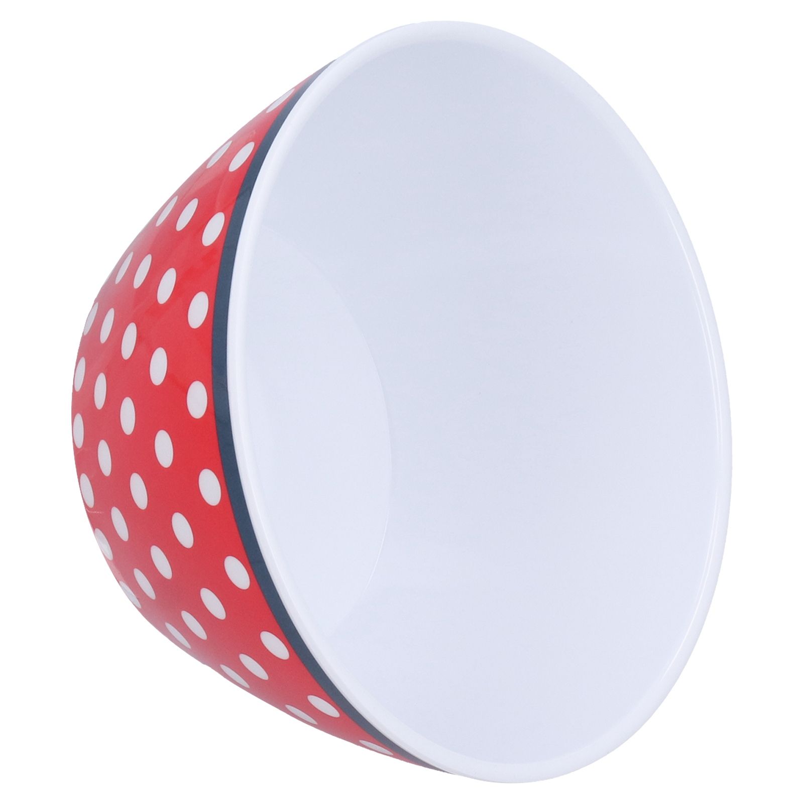 500ml Salad Bowl Thickened Snack Dessert Cake Fruit Bowl for Baking Table DecorationRed Dot - Image 5