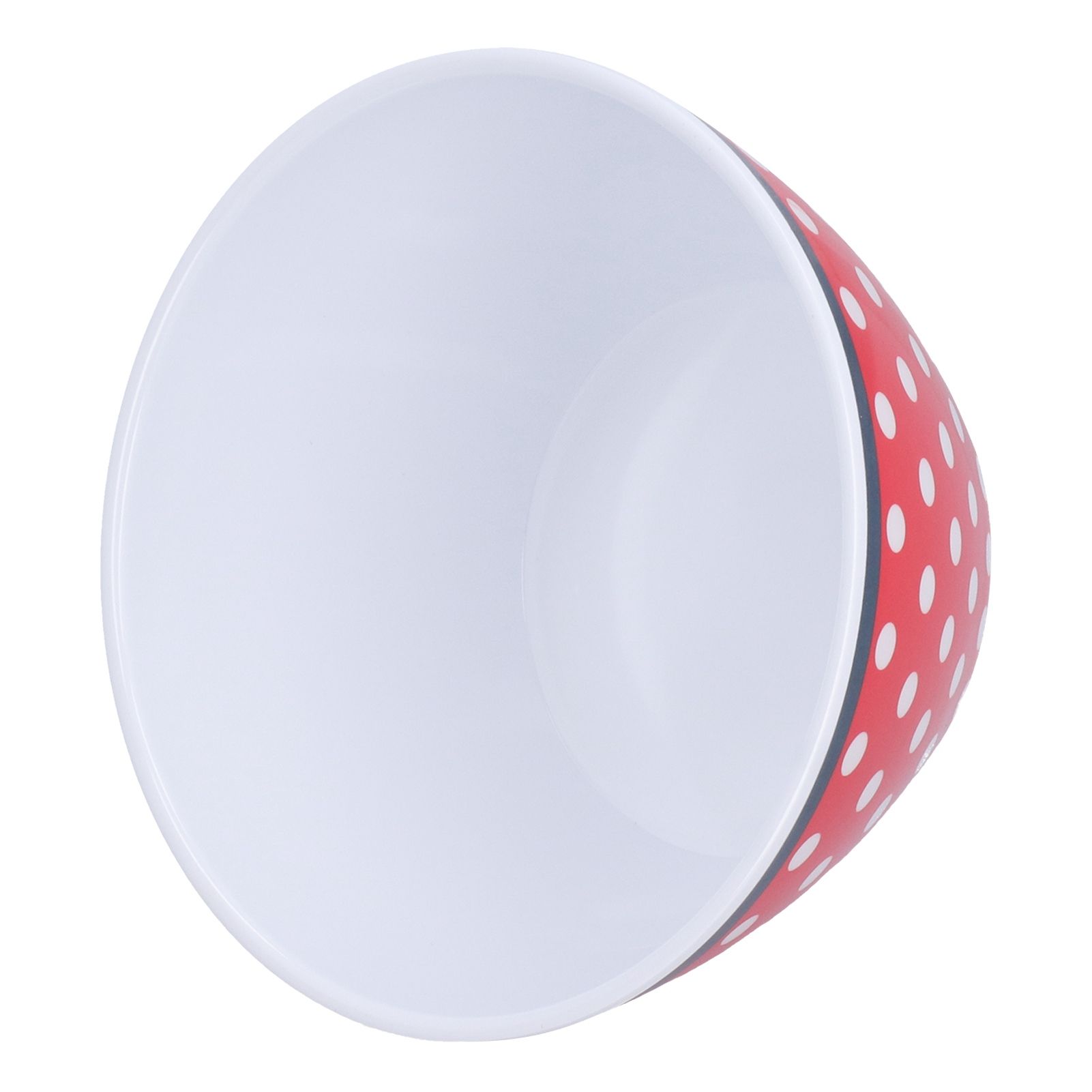 500ml Salad Bowl Thickened Snack Dessert Cake Fruit Bowl for Baking Table DecorationRed Dot - Image 7