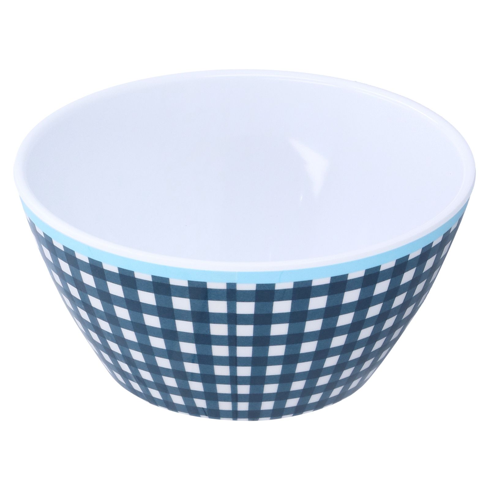500ml Salad Bowl Thickened Snack Dessert Cake Fruit Bowl for Baking Table DecorationDark Blue Grid - Image 7