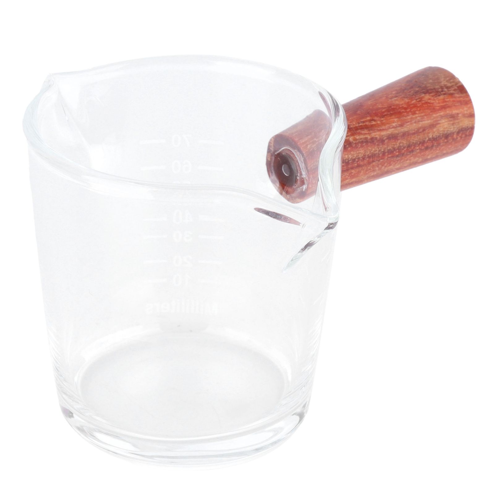 Double Mouth Glass Mug with Wooden Handle Heat‑Resistant Cup Kitchen Gadgets for Home - Image 5