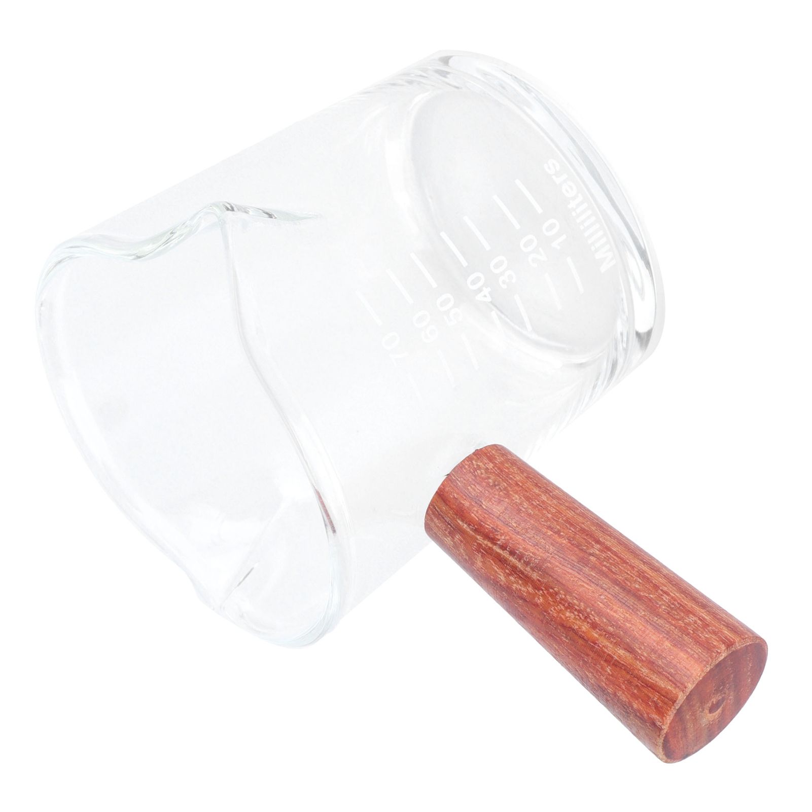Double Mouth Glass Mug with Wooden Handle Heat‑Resistant Cup Kitchen Gadgets for Home - Image 6