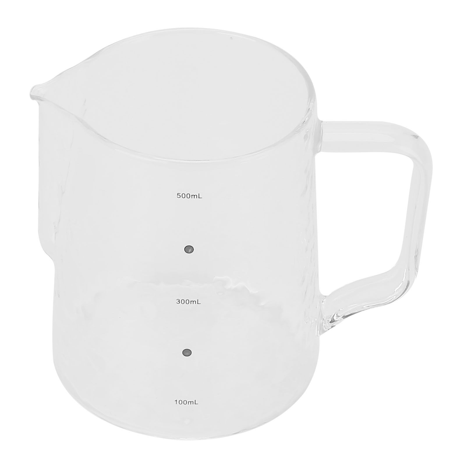 500ml Coffee Milk Cup Thicken Glass Measuring Frothing Cup for Household Coffee Shop - Image 6