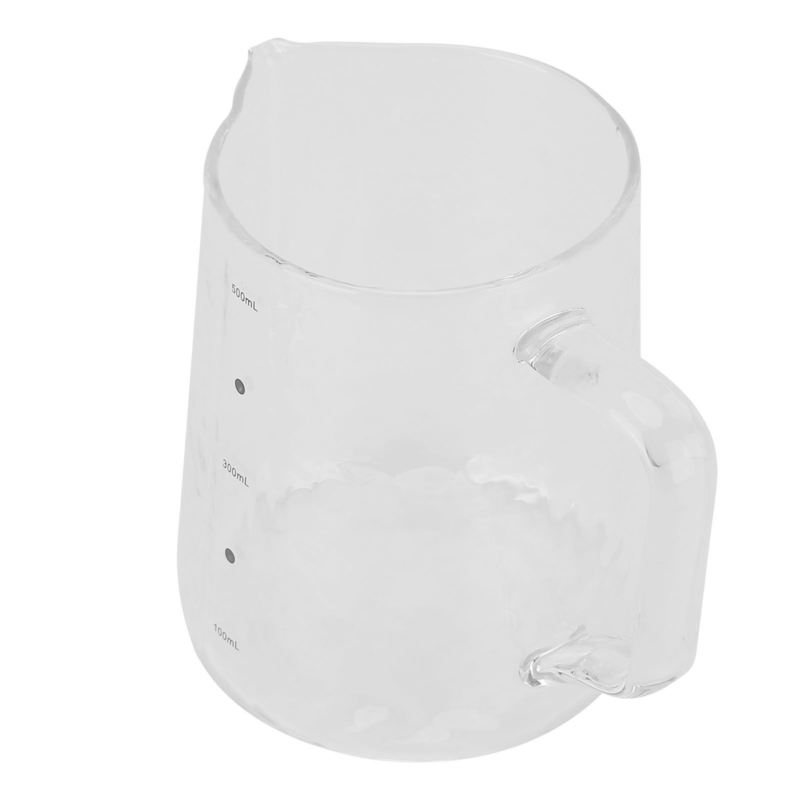 500ml Coffee Milk Cup Thicken Glass Measuring Frothing Cup for Household Coffee Shop - Image 8