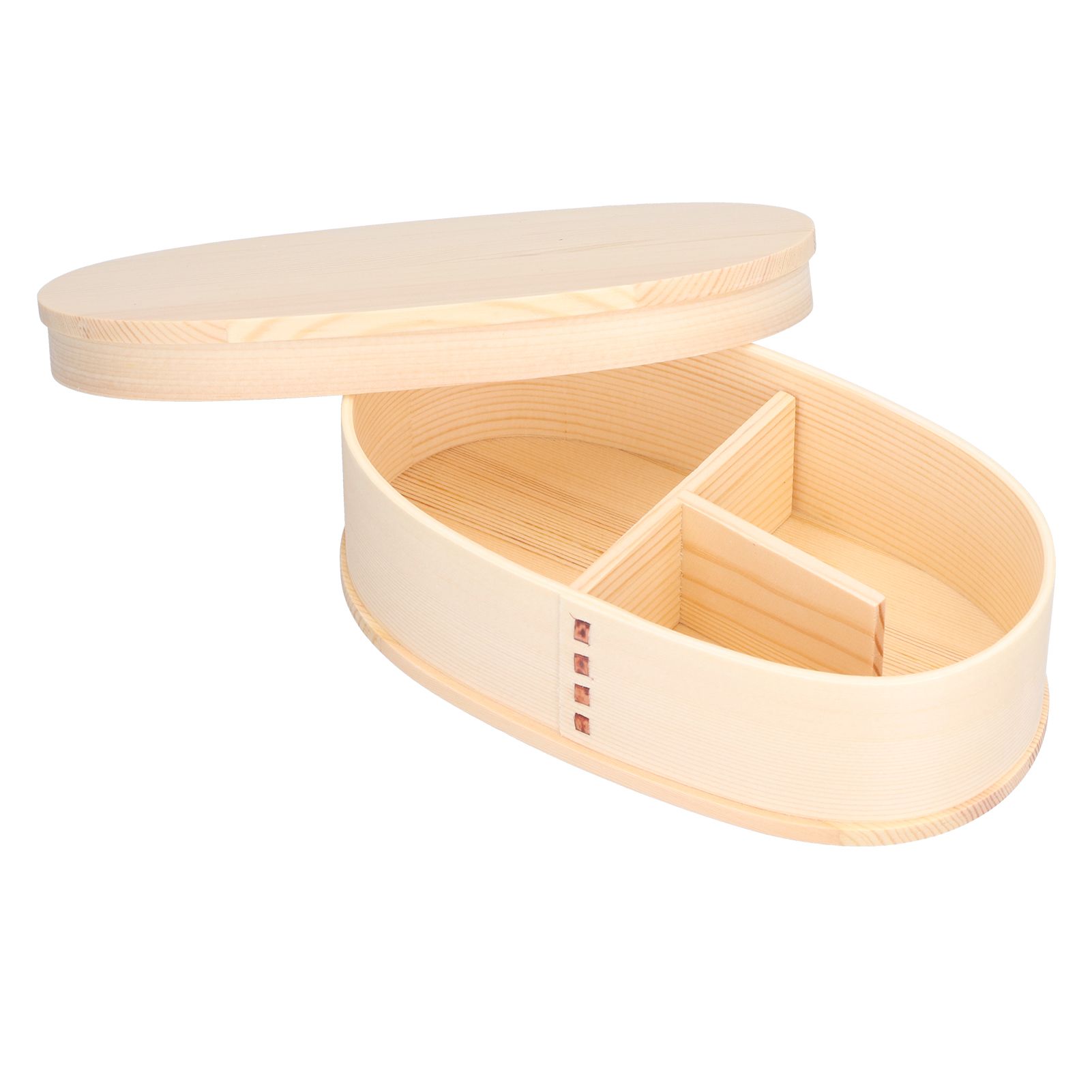 800ml Wooden Food Container Portable Bento Lunch Box Kids Lunch Container for Travel Office Camping Picnic - Image 5