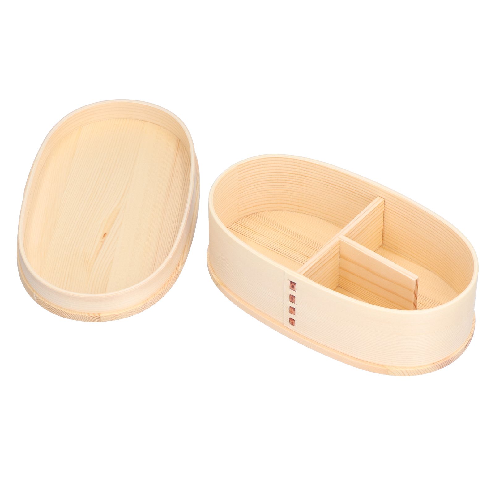 800ml Wooden Food Container Portable Bento Lunch Box Kids Lunch Container for Travel Office Camping Picnic - Image 7