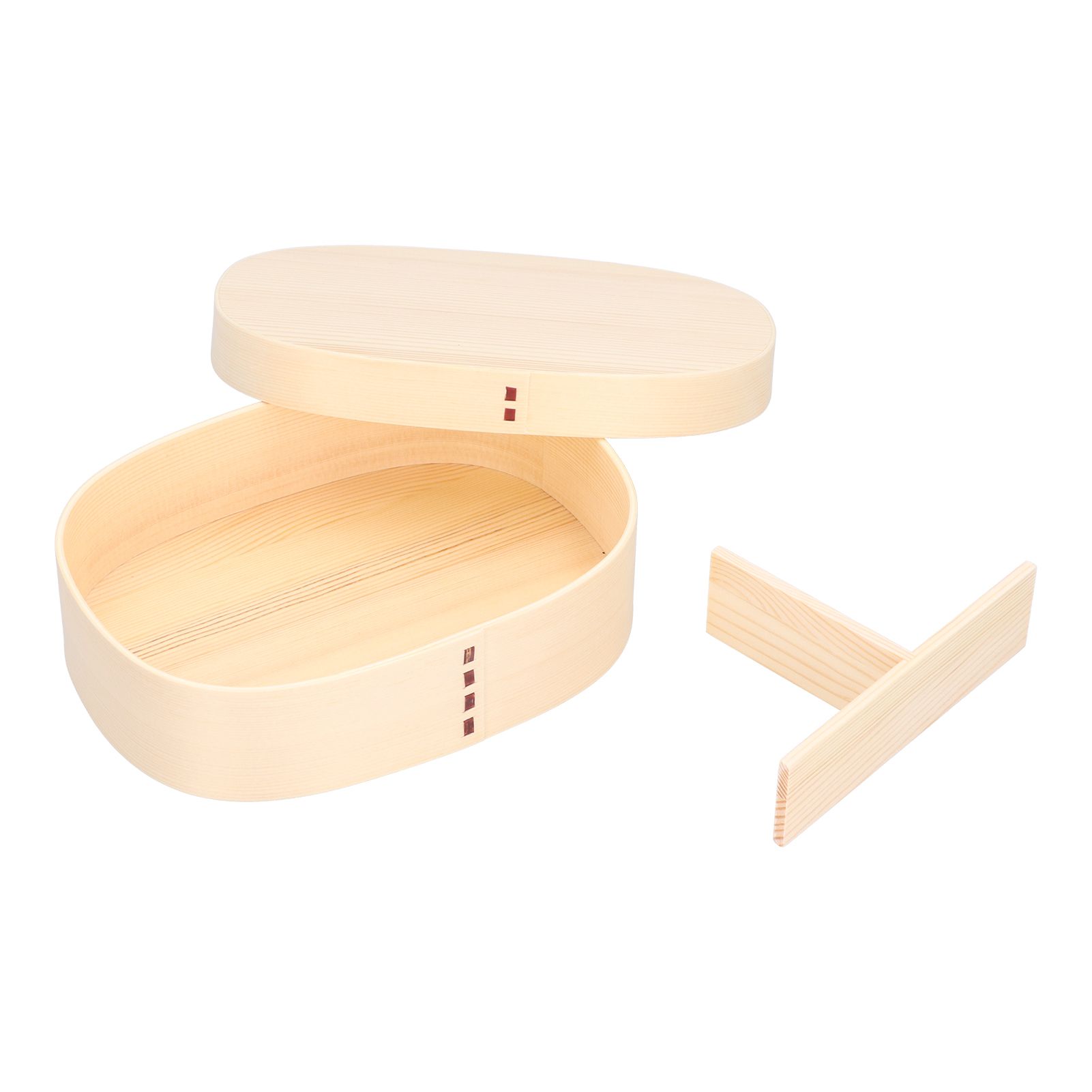 1200ml Food Container Wooden Bento Lunch Box Kids Lunch Containers for Office Camping Picnics Travel - Image 3