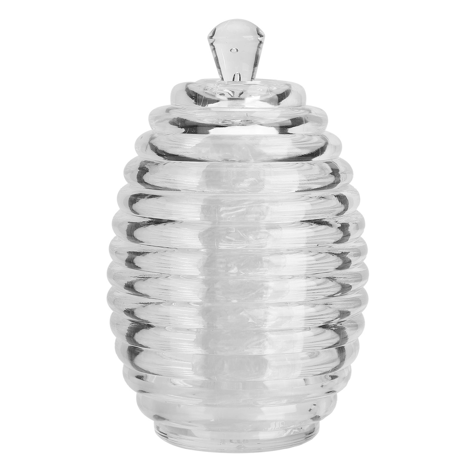 Transparent Honey Dispenser with Lid Spoon Large Capacity Honey Container for Storing Honey - Image 7