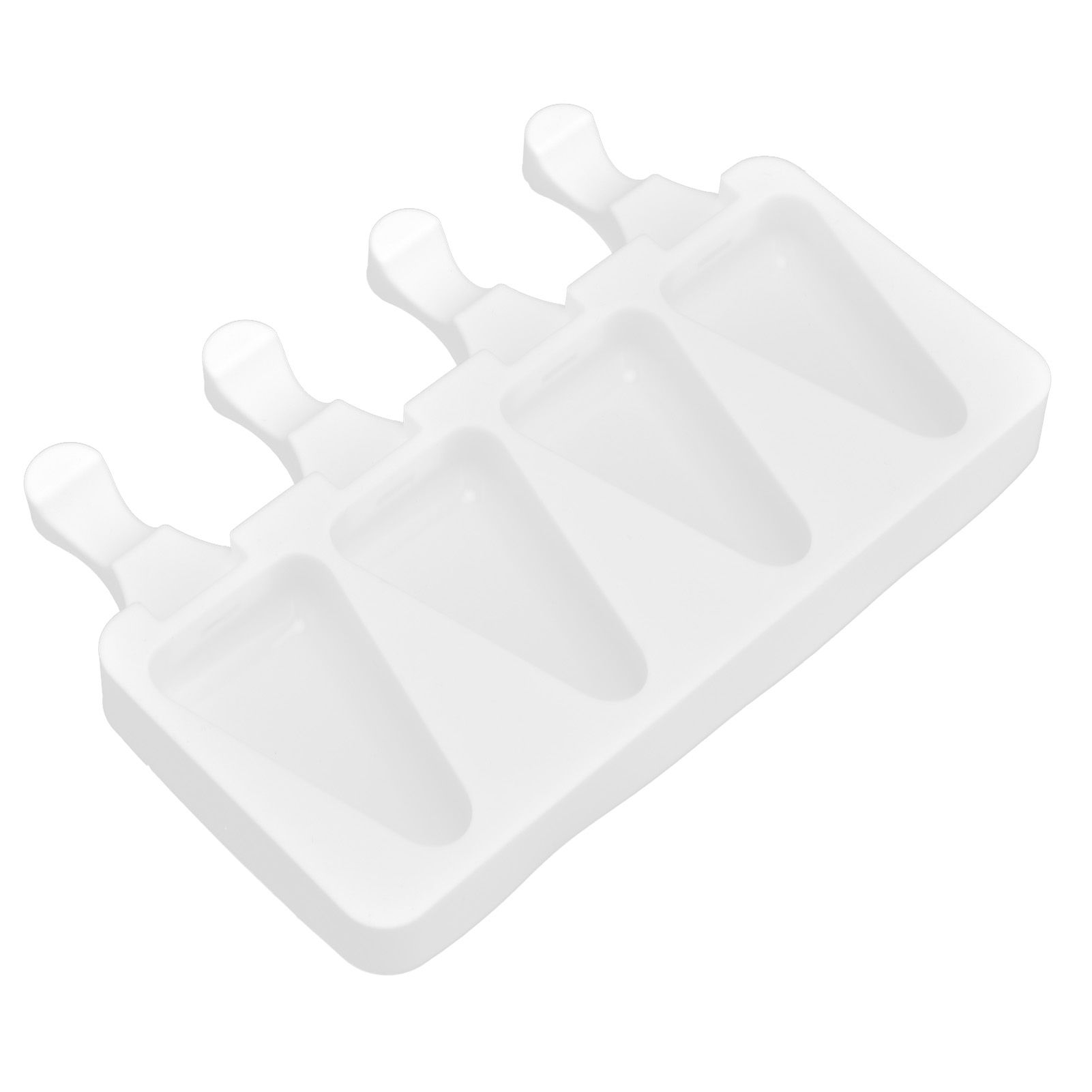 Multi Grid Silicone Ice Bar Mold Heat Resistant Ice Cream Making Mold Kitchen DIY Tool(4Grid Triangular ) - Image 4