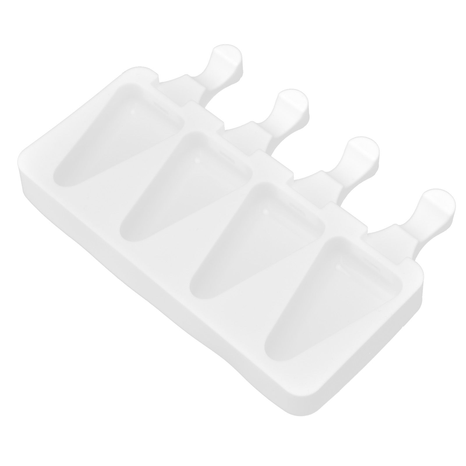 Multi Grid Silicone Ice Bar Mold Heat Resistant Ice Cream Making Mold Kitchen DIY Tool(4Grid Triangular ) - Image 6