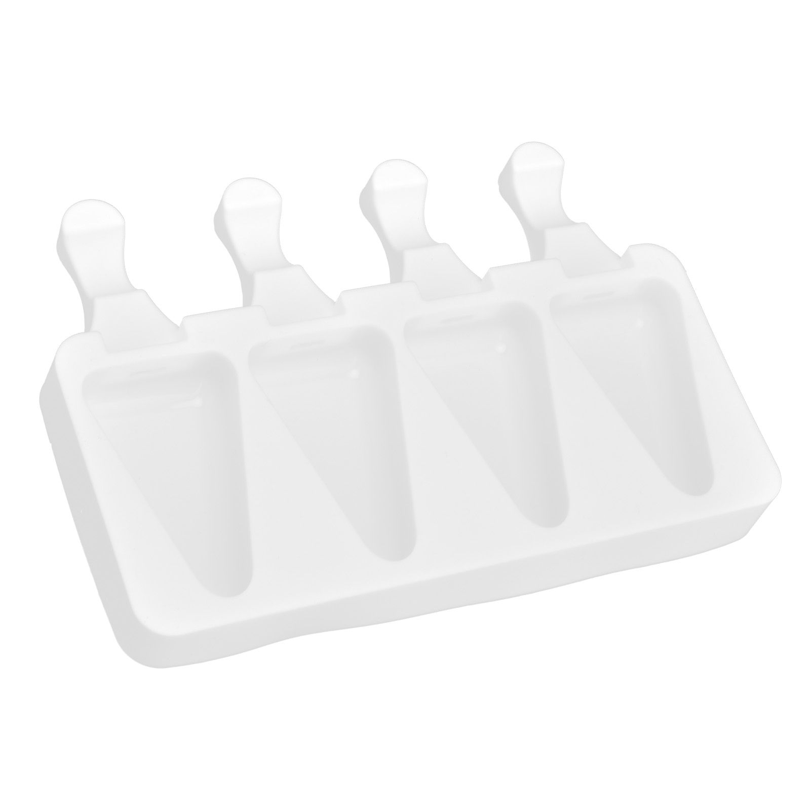 Multi Grid Silicone Ice Bar Mold Heat Resistant Ice Cream Making Mold Kitchen DIY Tool(4Grid Triangular ) - Image 7