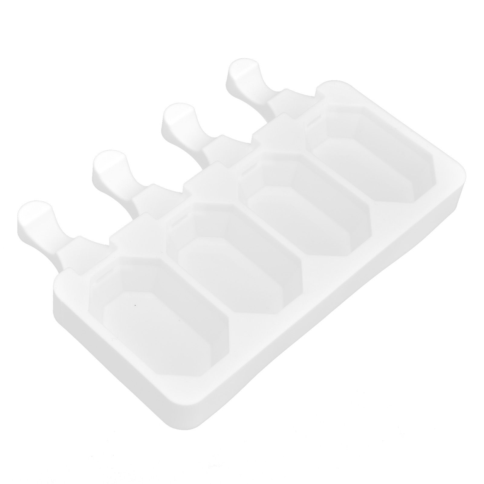Multi Grid Silicone Ice Bar Mold Heat Resistant Ice Cream Making Mold Kitchen DIY Tool(4Grid Octagonal ) - Image 4