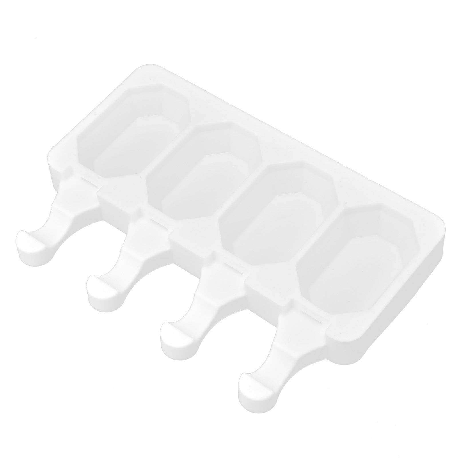 Multi Grid Silicone Ice Bar Mold Heat Resistant Ice Cream Making Mold Kitchen DIY Tool(4Grid Octagonal ) - Image 5