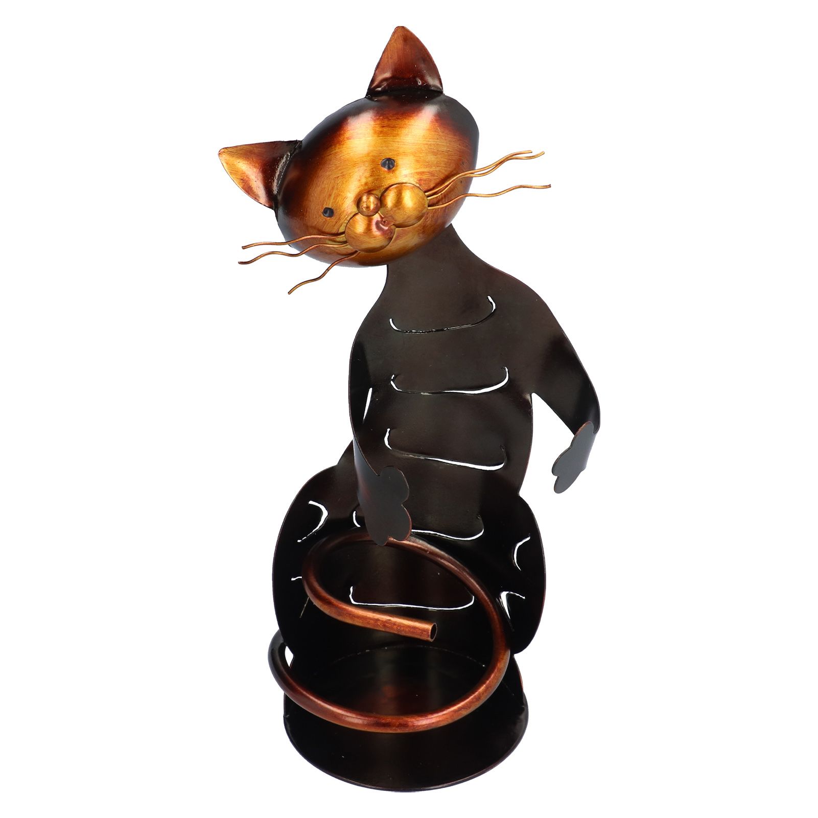Cat Shaped Wine Rack Metal Sculpture Shelf Practical Sculpture Home Decoration Interior Decoration Crafts - Image 5