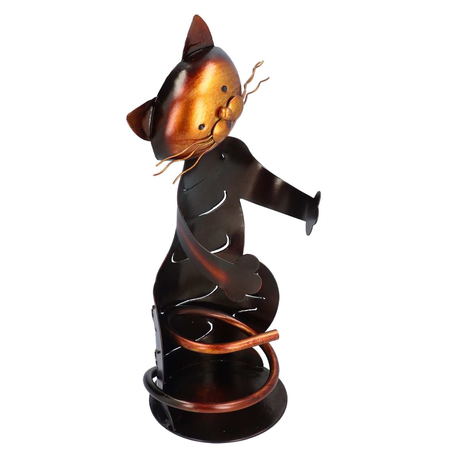 Cat Shaped Wine Rack Metal Sculpture Shelf Practical Sculpture Home Decoration Interior Decoration Crafts - Image 8