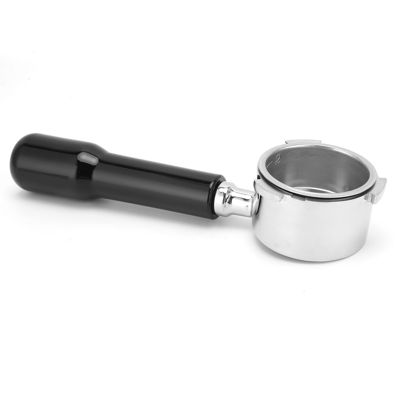 Coffee Bottomless Portafilter Stainless Steel Filter Holder Basket Replacement Tool Coffee Machine Accessory51mm Black - Image 3