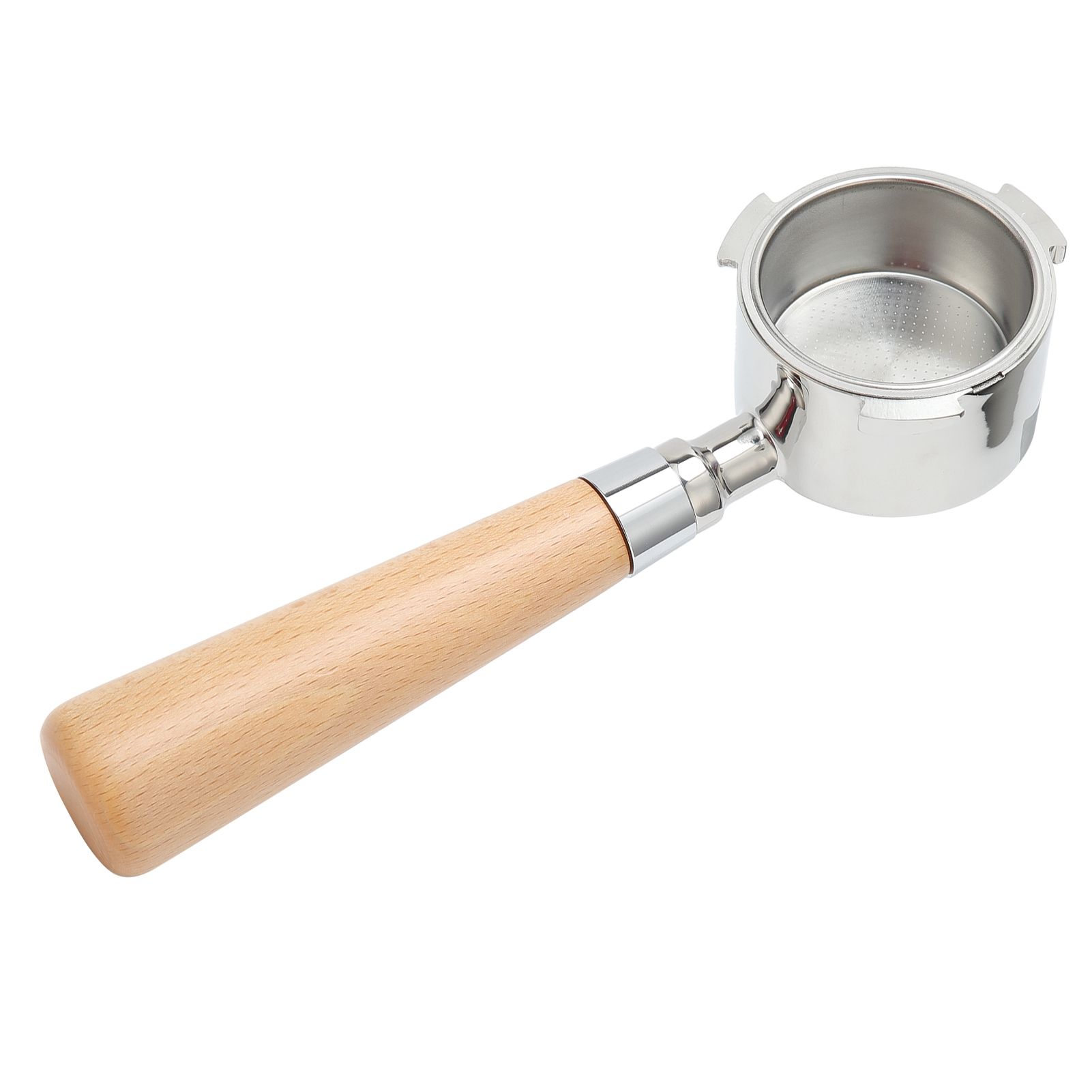 3 Ear Coffee Bottomless Portafilter Coffee Machine Handle Filter Holder for Delonghi Machine CoffeewareBeech Handle 54mm - Image 2