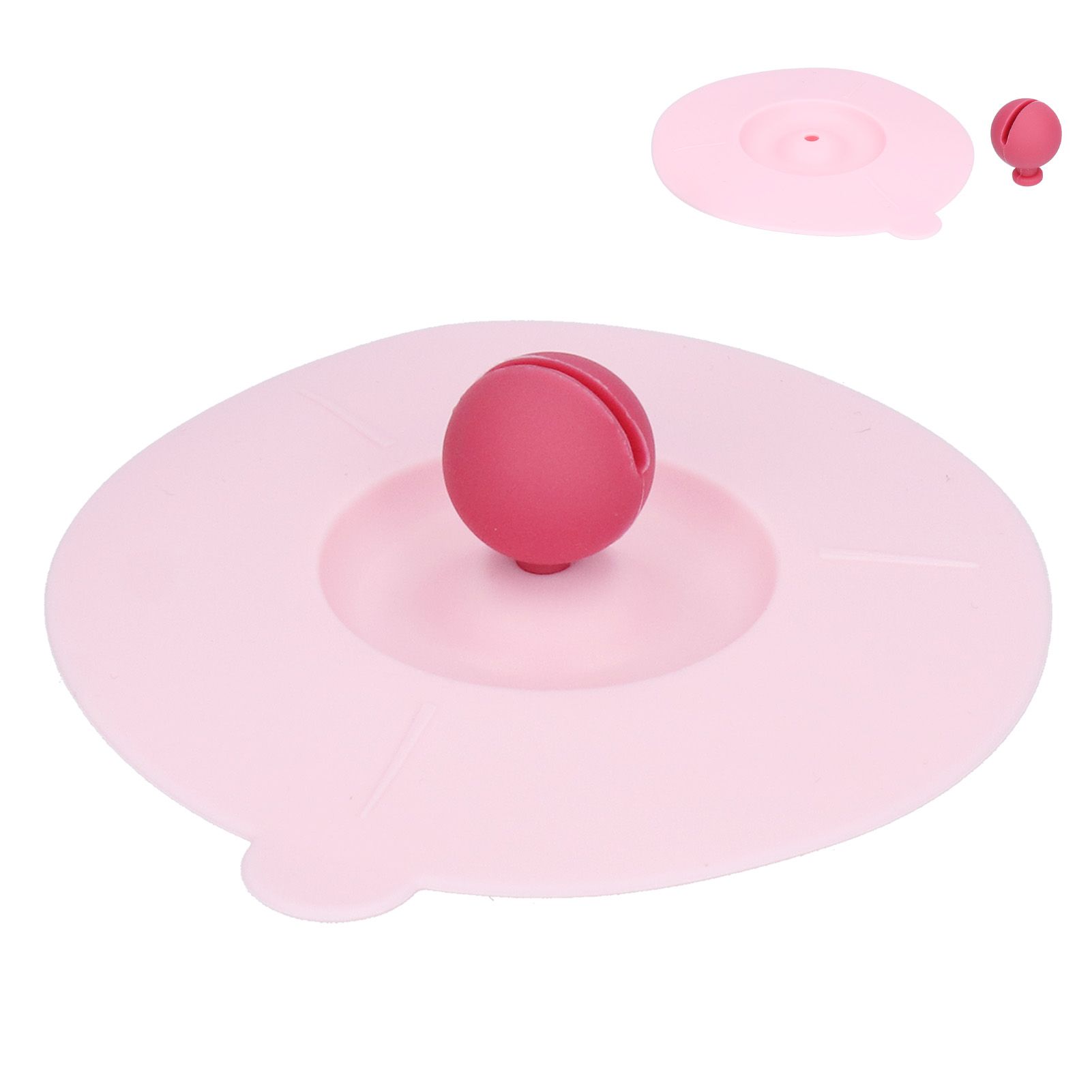 Dustproof Mug Covers Cartoon Silicone Cup Lid for Beverage Cup Sealing AccessoriesPink - Image 7