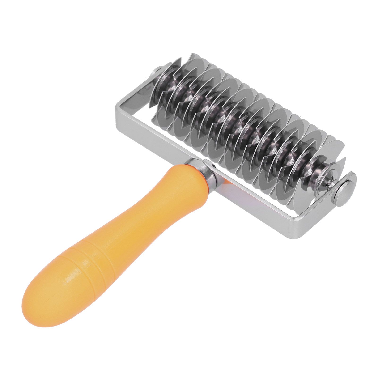 Dough Lattice Roller Stainless Steel Baking Cookies Pie Pizza Roller Cutter with Plastic HandleLattice Roller - Image 7