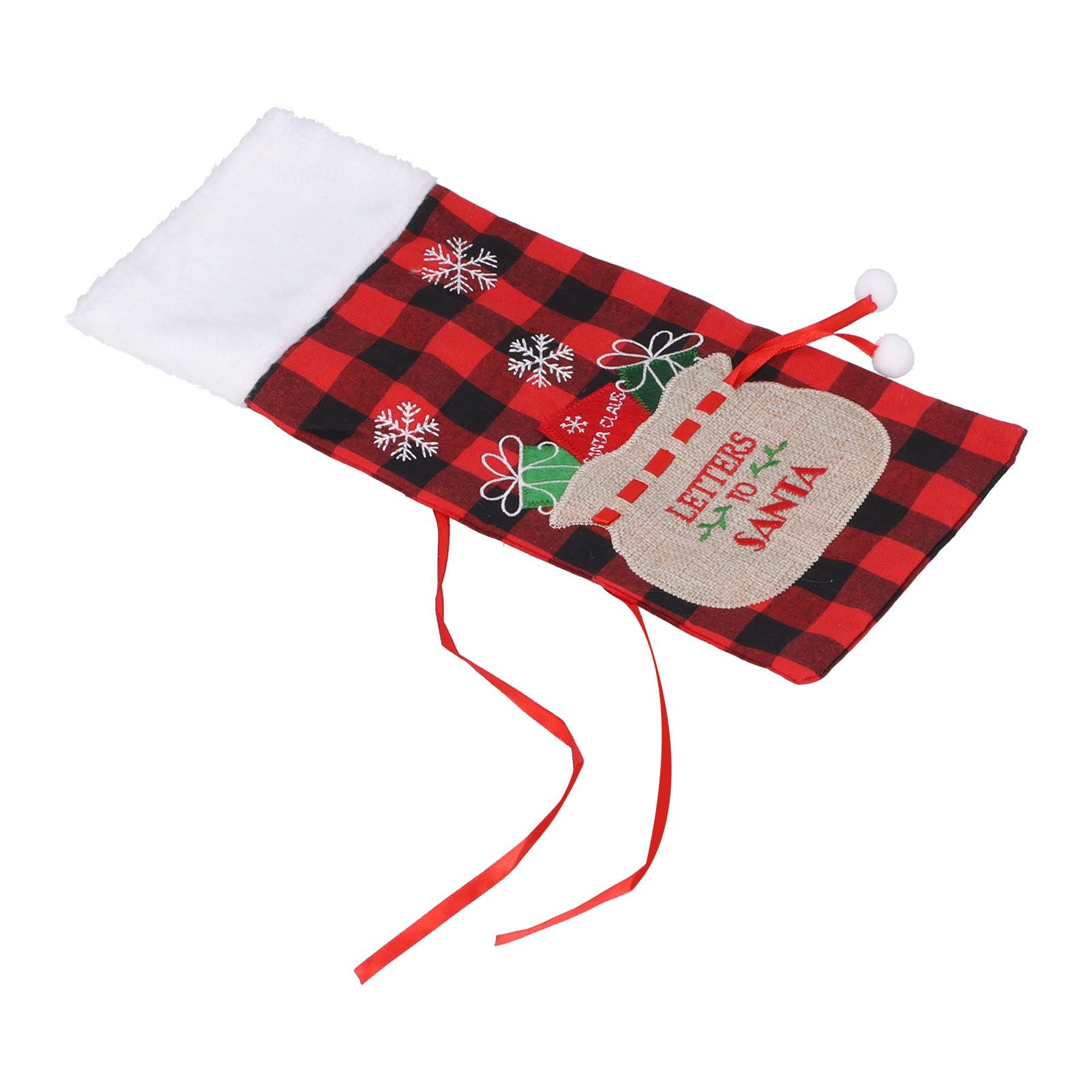 Square Grid Design Wine Bottle Cover Wine Bottle Sweater Bag for Home Christmas Party Home BarRed Black Grid - Image 2