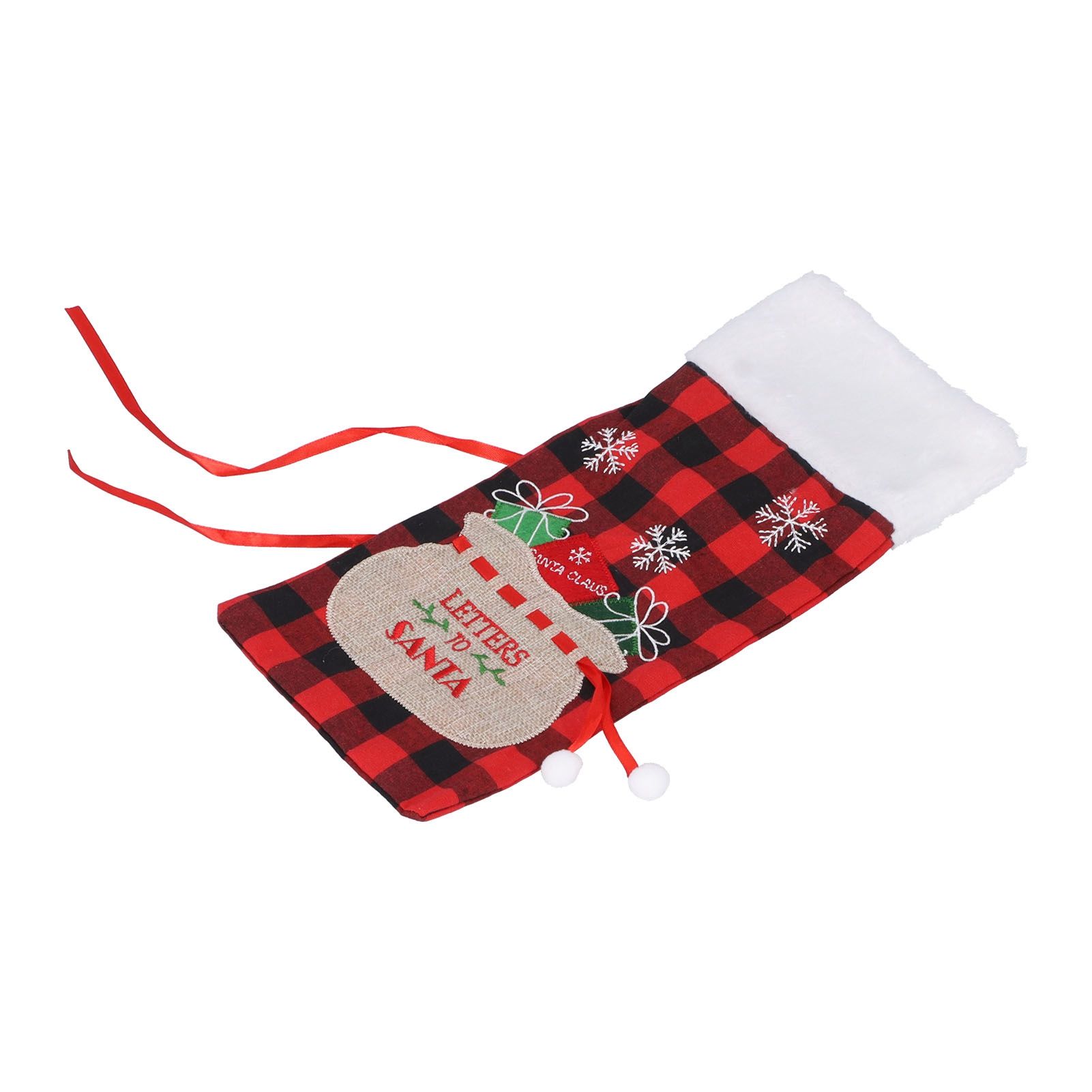 Square Grid Design Wine Bottle Cover Wine Bottle Sweater Bag for Home Christmas Party Home BarRed Black Grid - Image 6