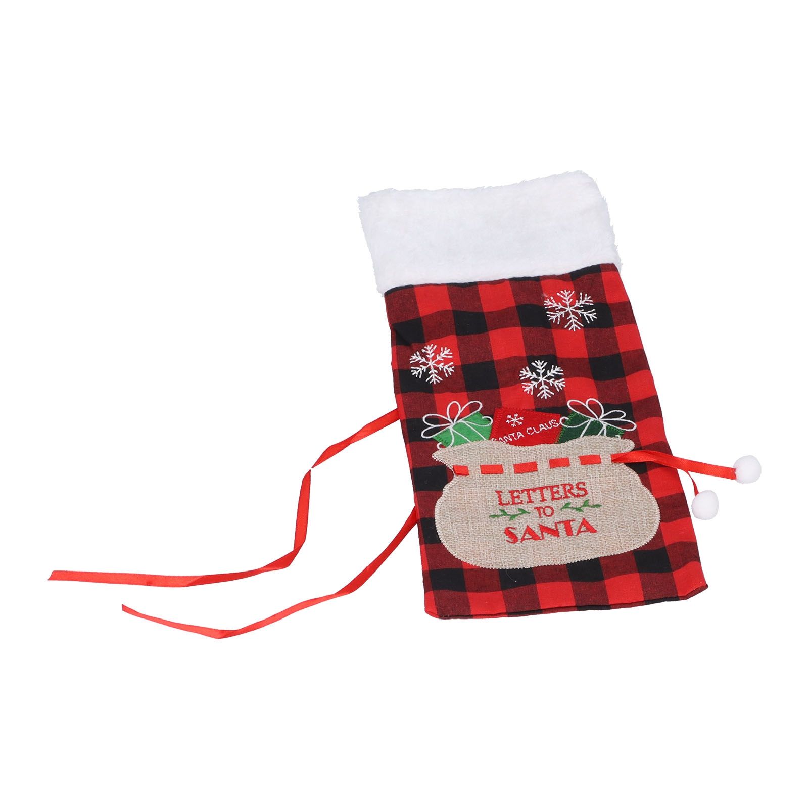 Square Grid Design Wine Bottle Cover Wine Bottle Sweater Bag for Home Christmas Party Home BarRed Black Grid - Image 7