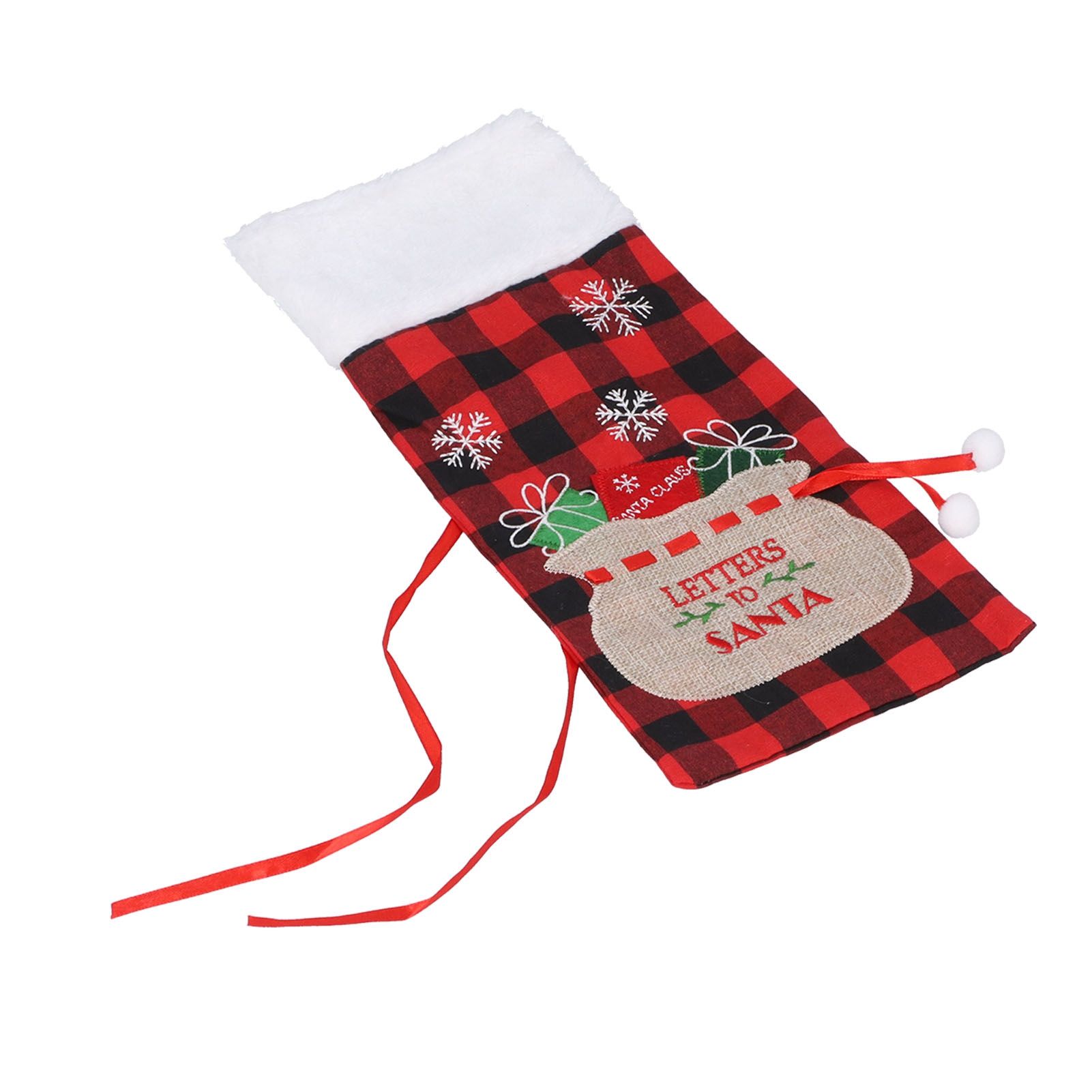 Square Grid Design Wine Bottle Cover Wine Bottle Sweater Bag for Home Christmas Party Home BarRed Black Grid - Image 8