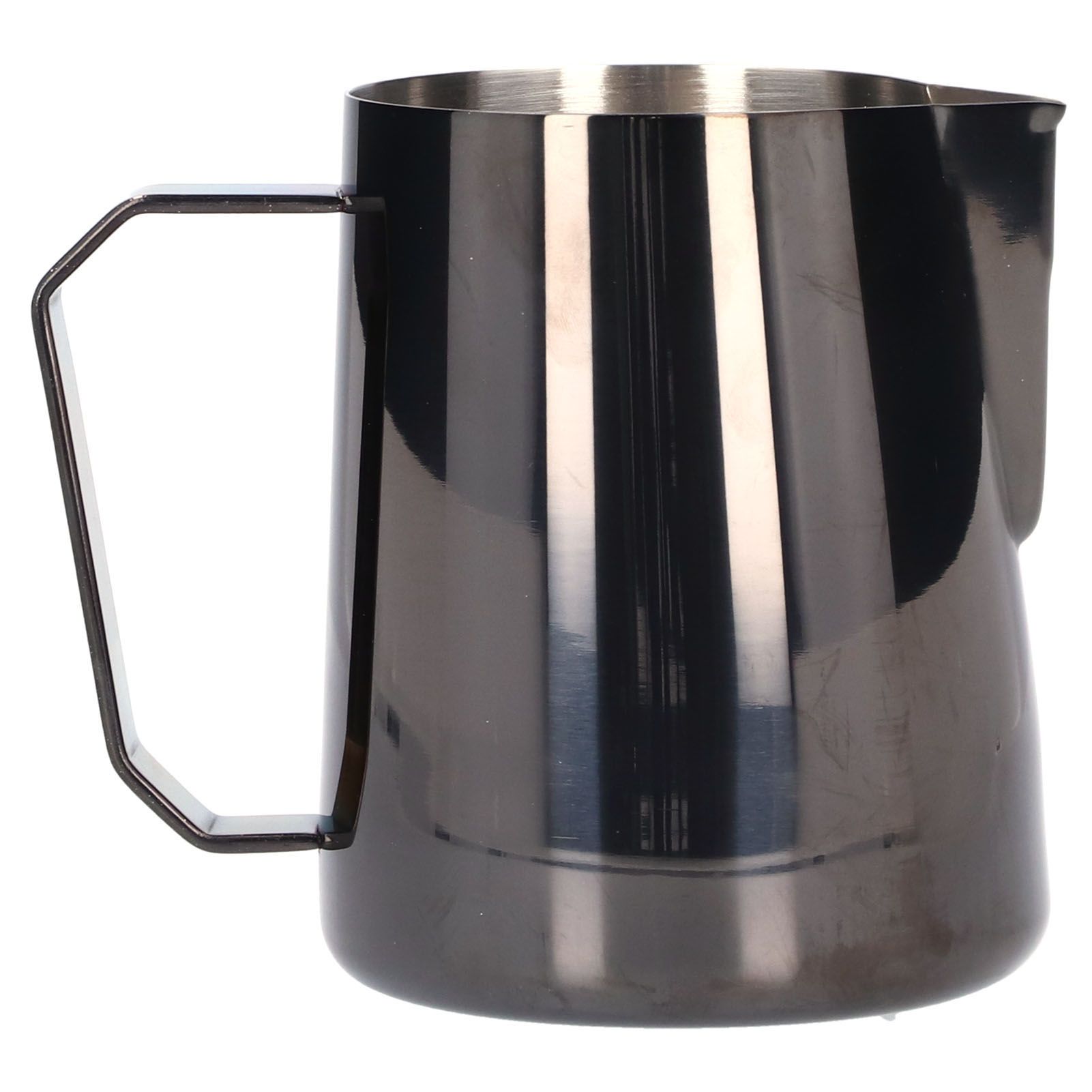 600ml Stainless Steel Coffee Pitcher Coffee Milk Frothing Cup Steaming Pitcher with Pointed MouthWithout Label - Image 1