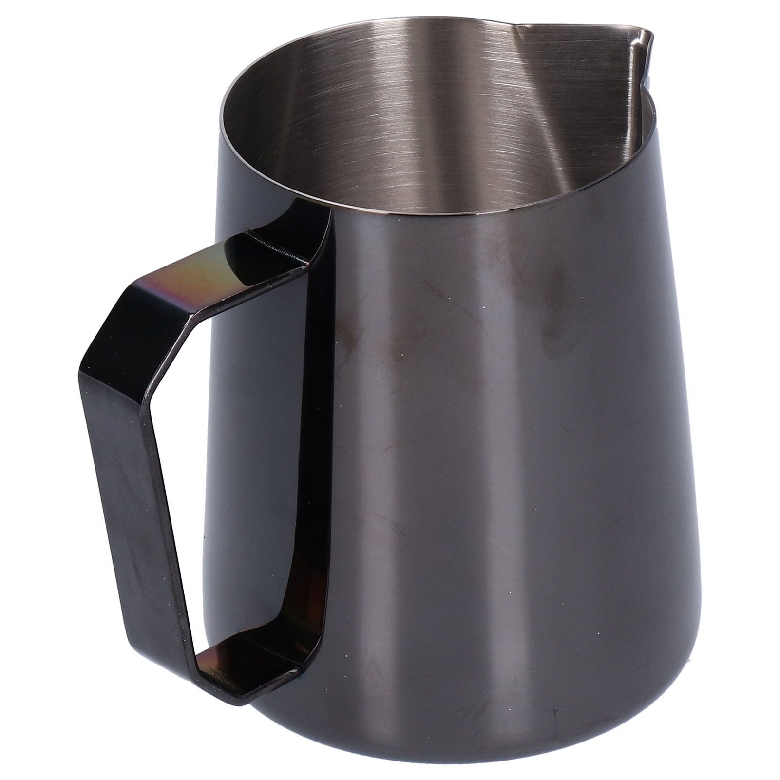 600ml Stainless Steel Coffee Pitcher Coffee Milk Frothing Cup Steaming Pitcher with Pointed MouthWithout Label - Image 5