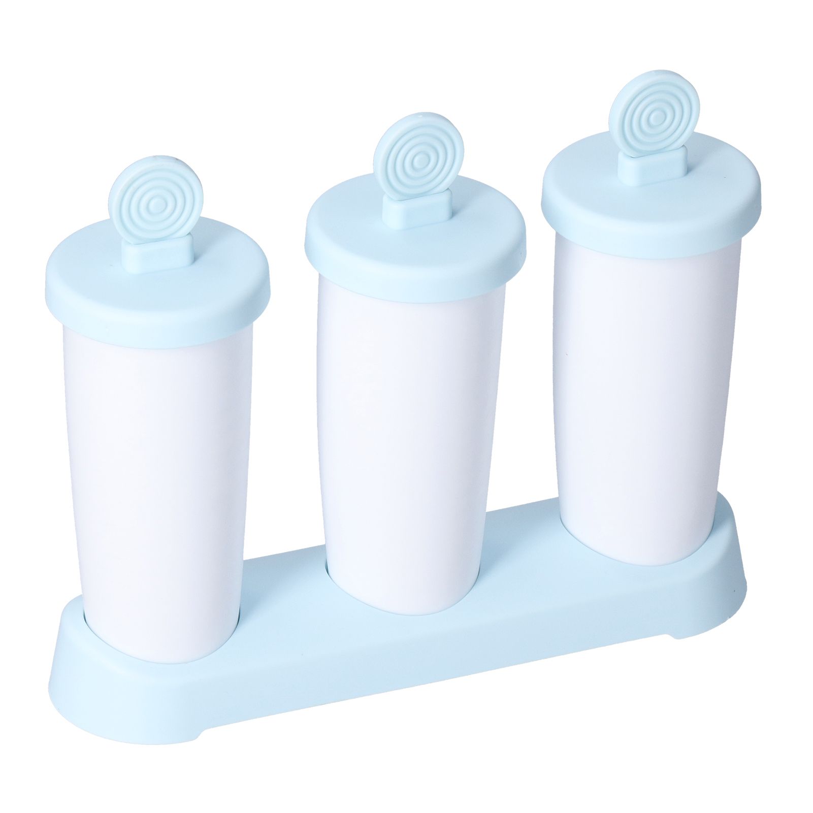 2Pcs 3 Grids Ice Cream Mold DIY Dessert Ice Cube Maker Mold for Summer Kitchen Home - Image 3