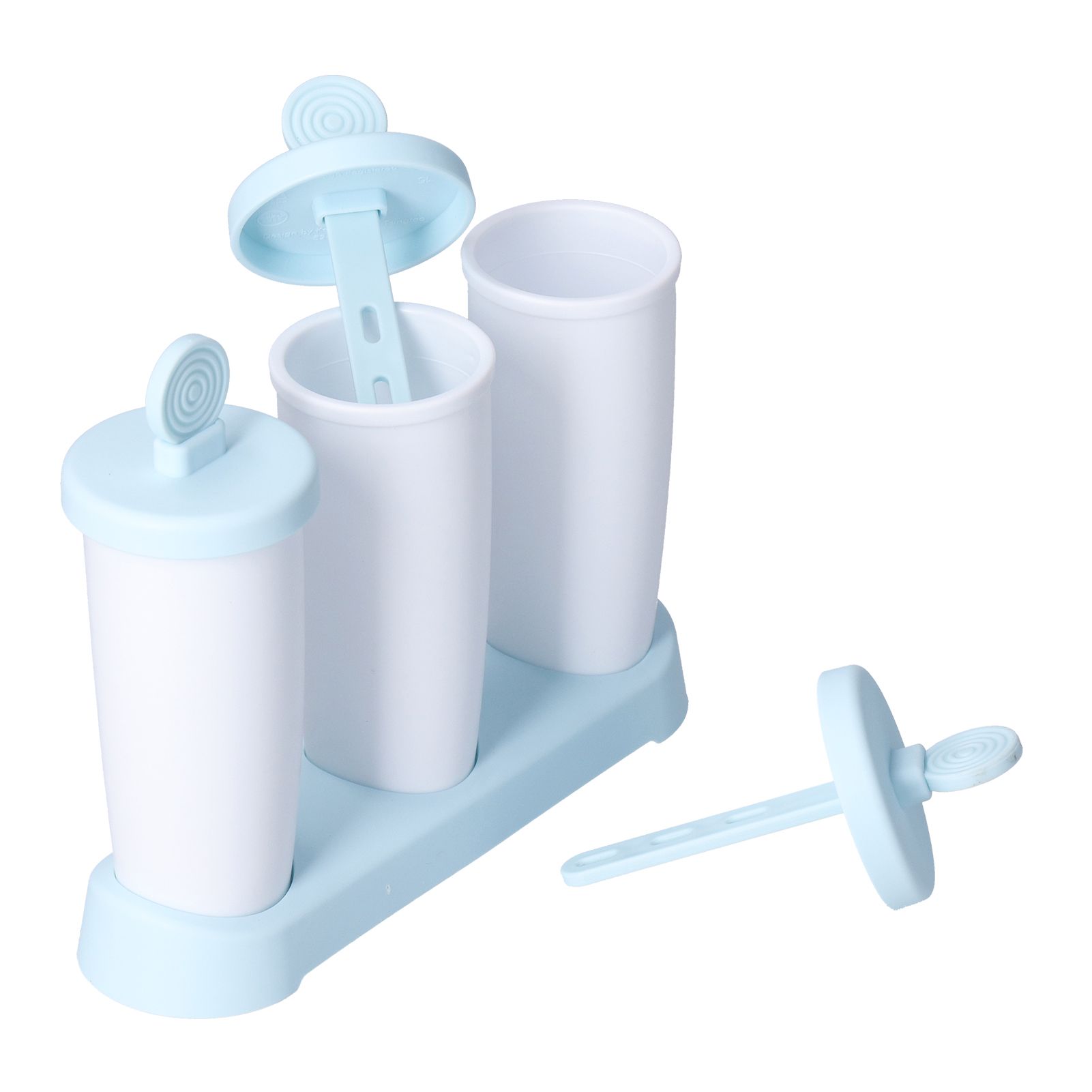2Pcs 3 Grids Ice Cream Mold DIY Dessert Ice Cube Maker Mold for Summer Kitchen Home - Image 4