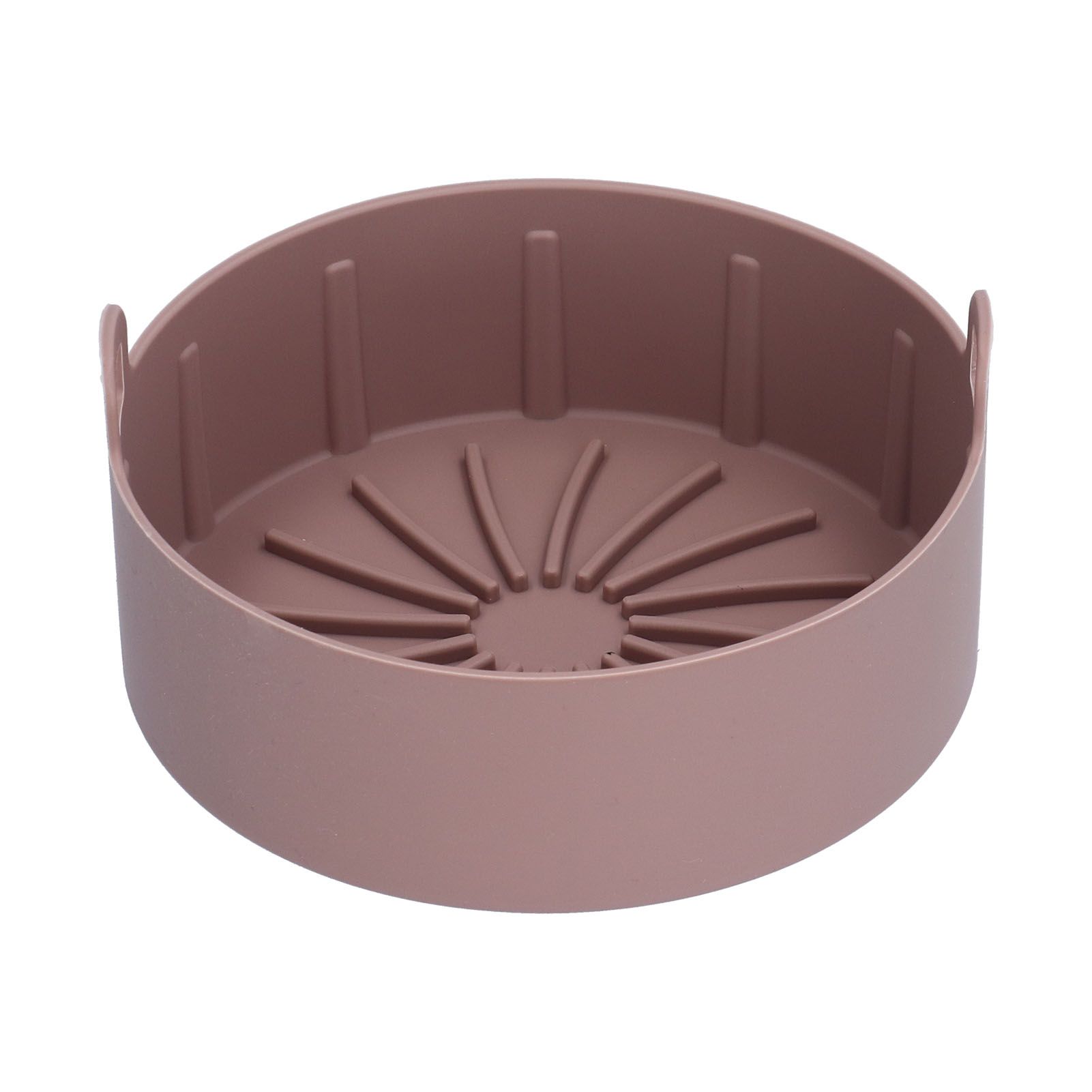 Reusable Silicone Pot Replacement Kitchen Electric Fryer Basket Tray Baking Accessory 20℃220℃(16cm Coffee ) - Image 1