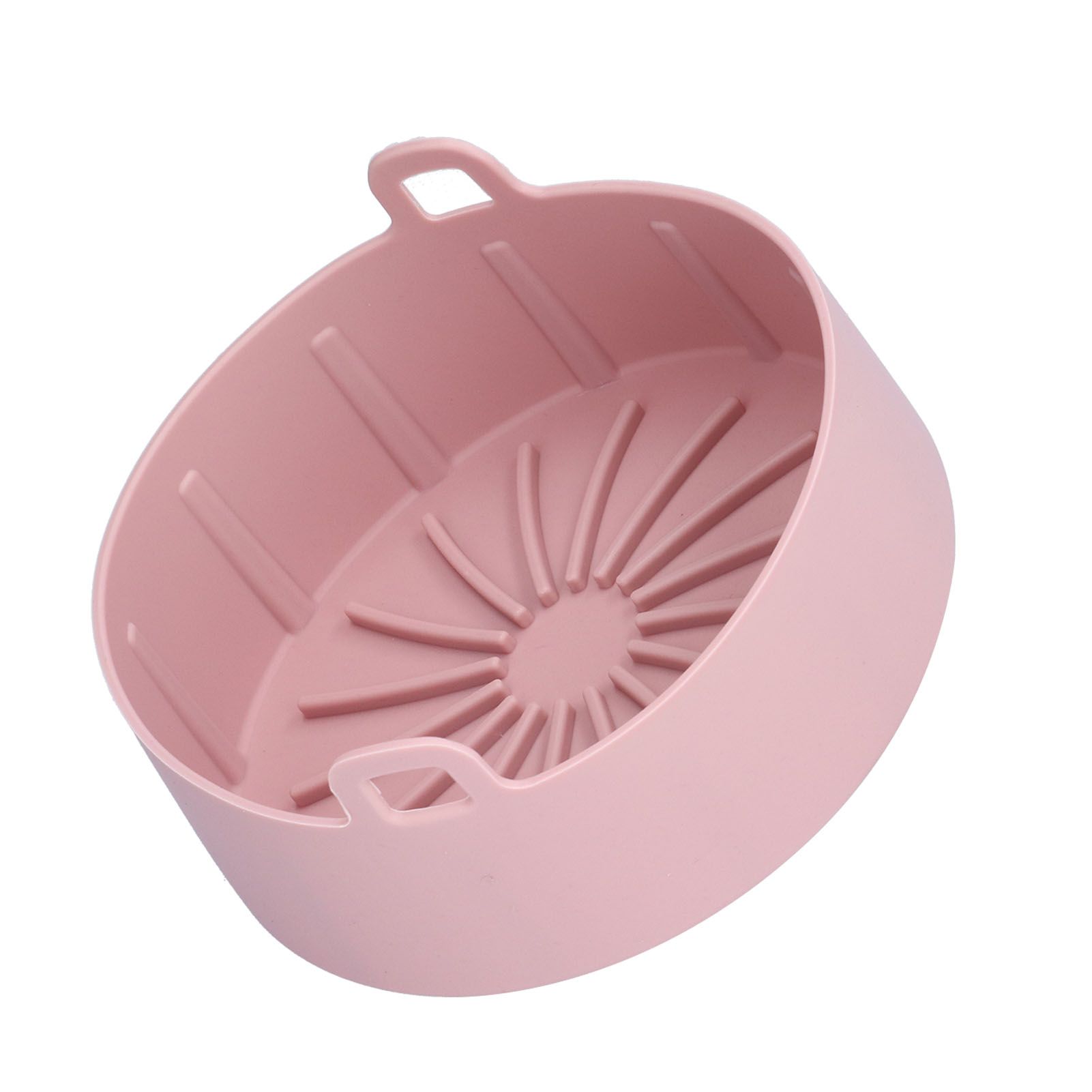 Reusable Silicone Pot Replacement Kitchen Electric Fryer Basket Tray Baking Accessory 20℃220℃(16cm Pink ) - Image 3