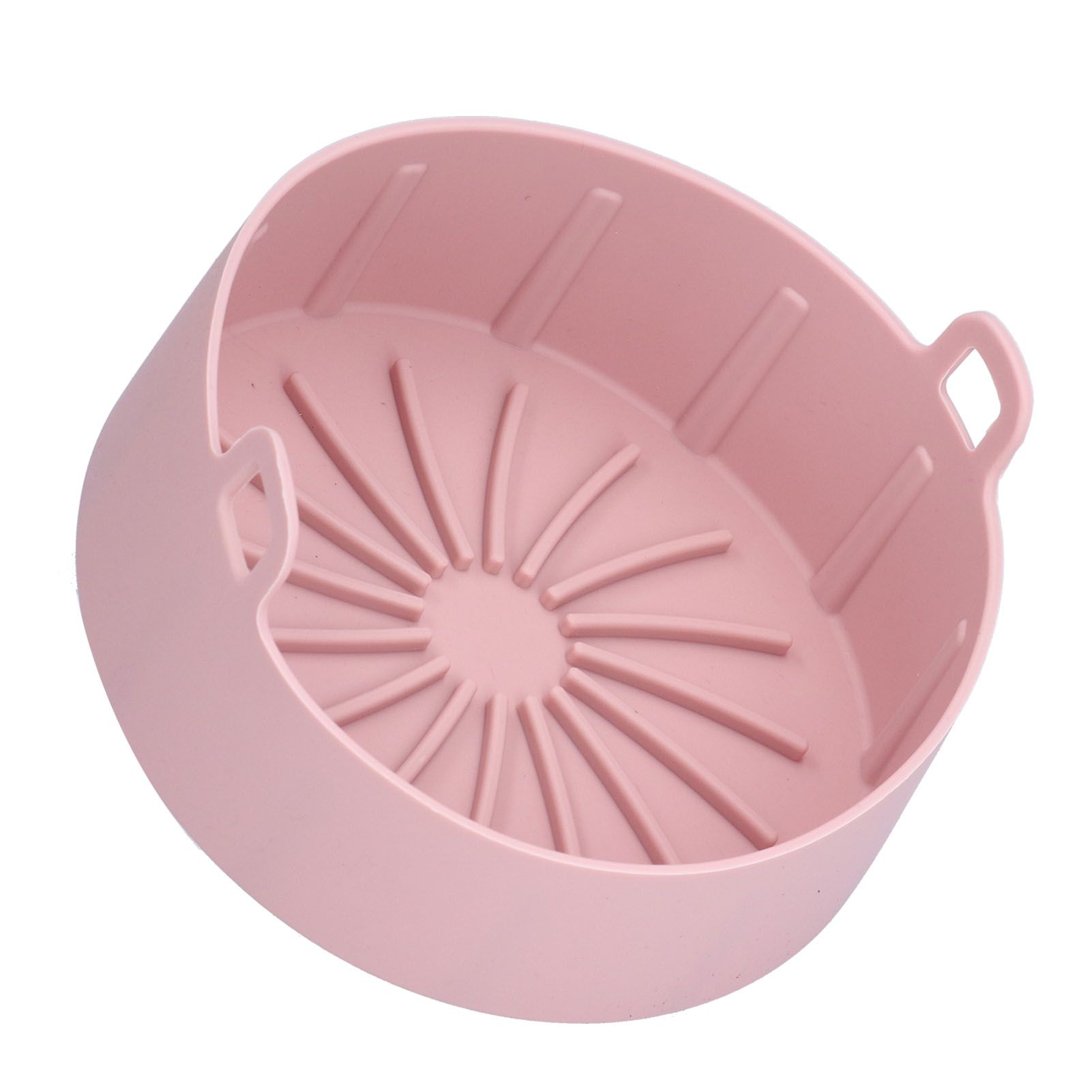 Reusable Silicone Pot Replacement Kitchen Electric Fryer Basket Tray Baking Accessory 20℃220℃(16cm Pink ) - Image 6