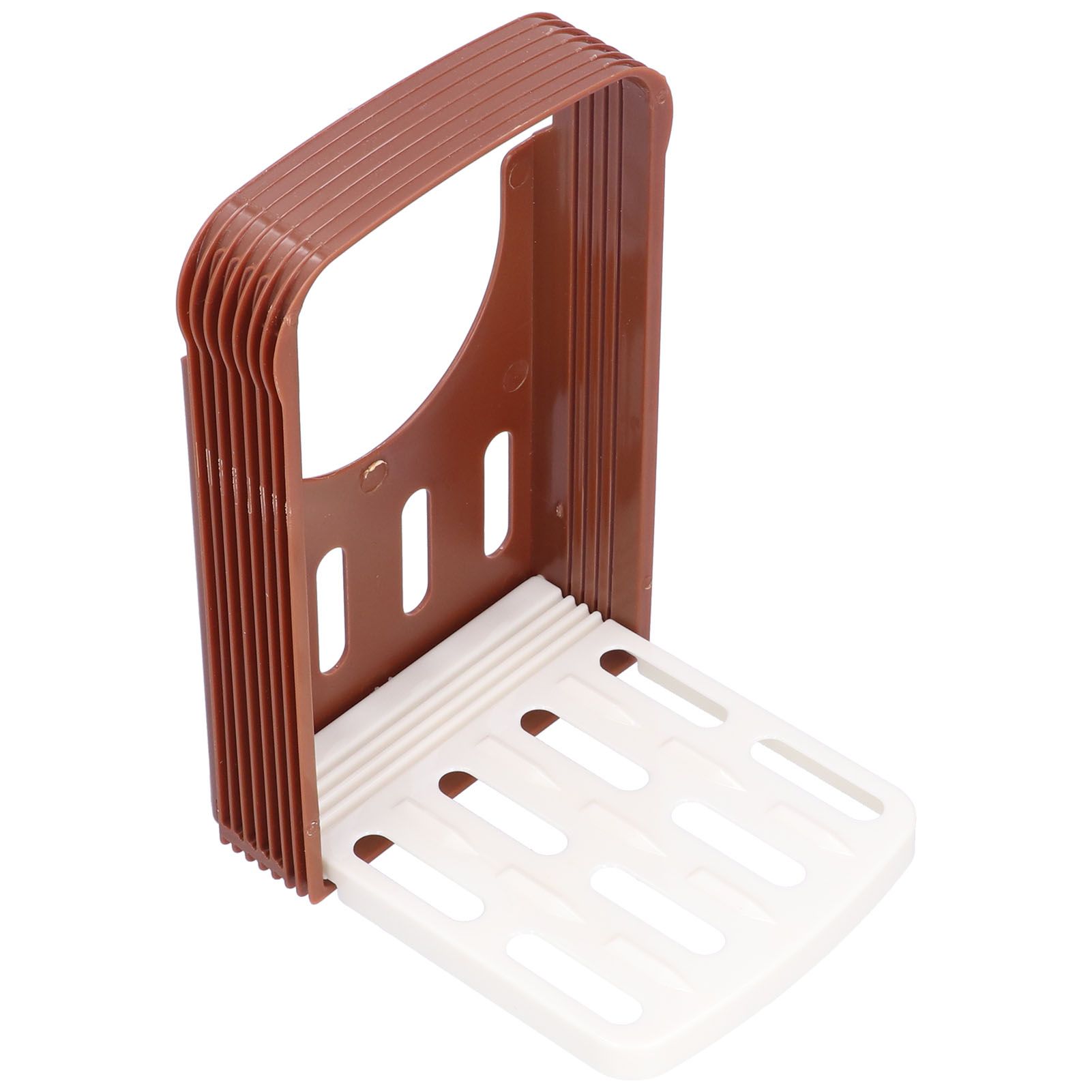 Bread Cutter ABS Foldable Adjustable Toast Slicing Cutting Machine Kitchen Accessory Coffee - Image 3