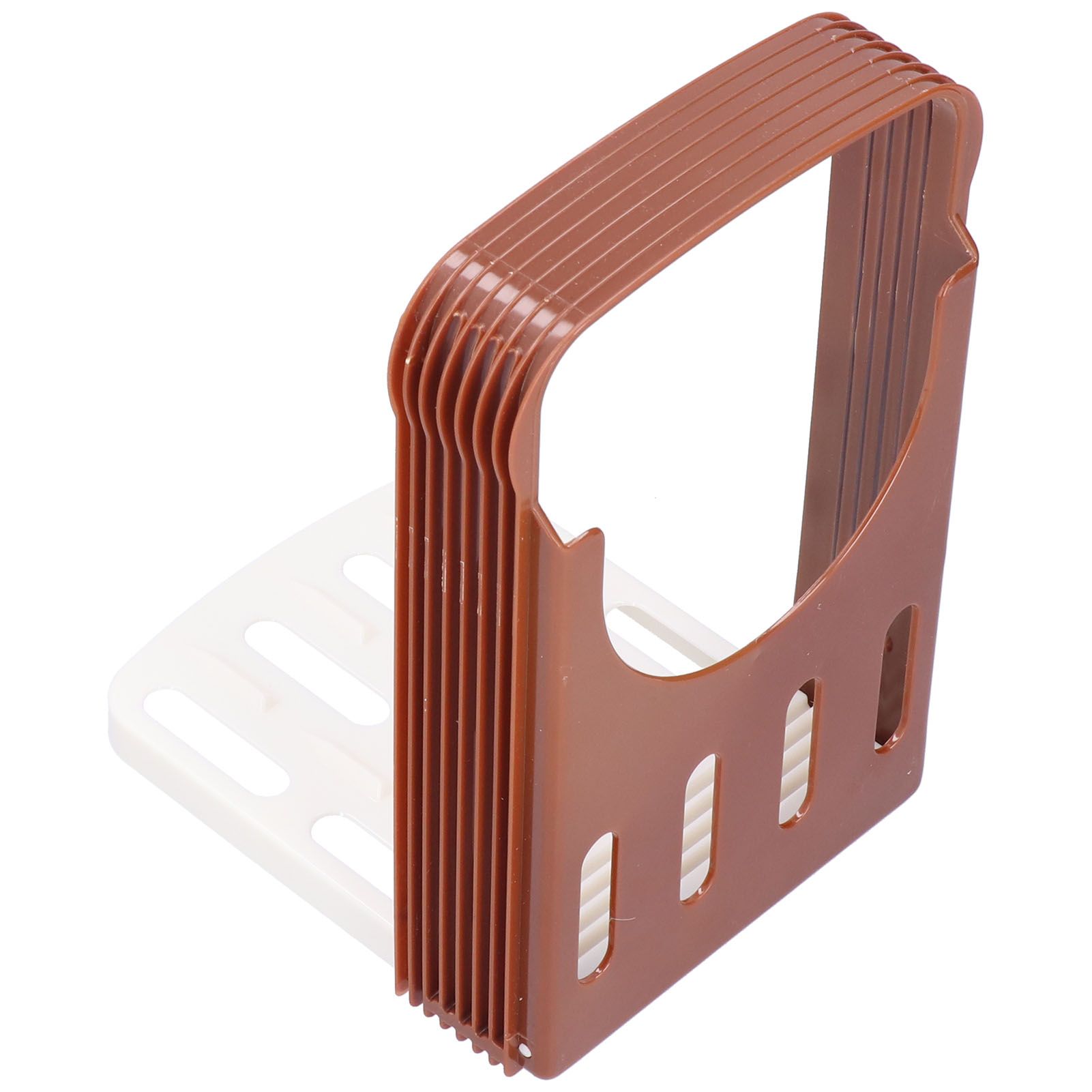 Bread Cutter ABS Foldable Adjustable Toast Slicing Cutting Machine Kitchen Accessory Coffee - Image 4