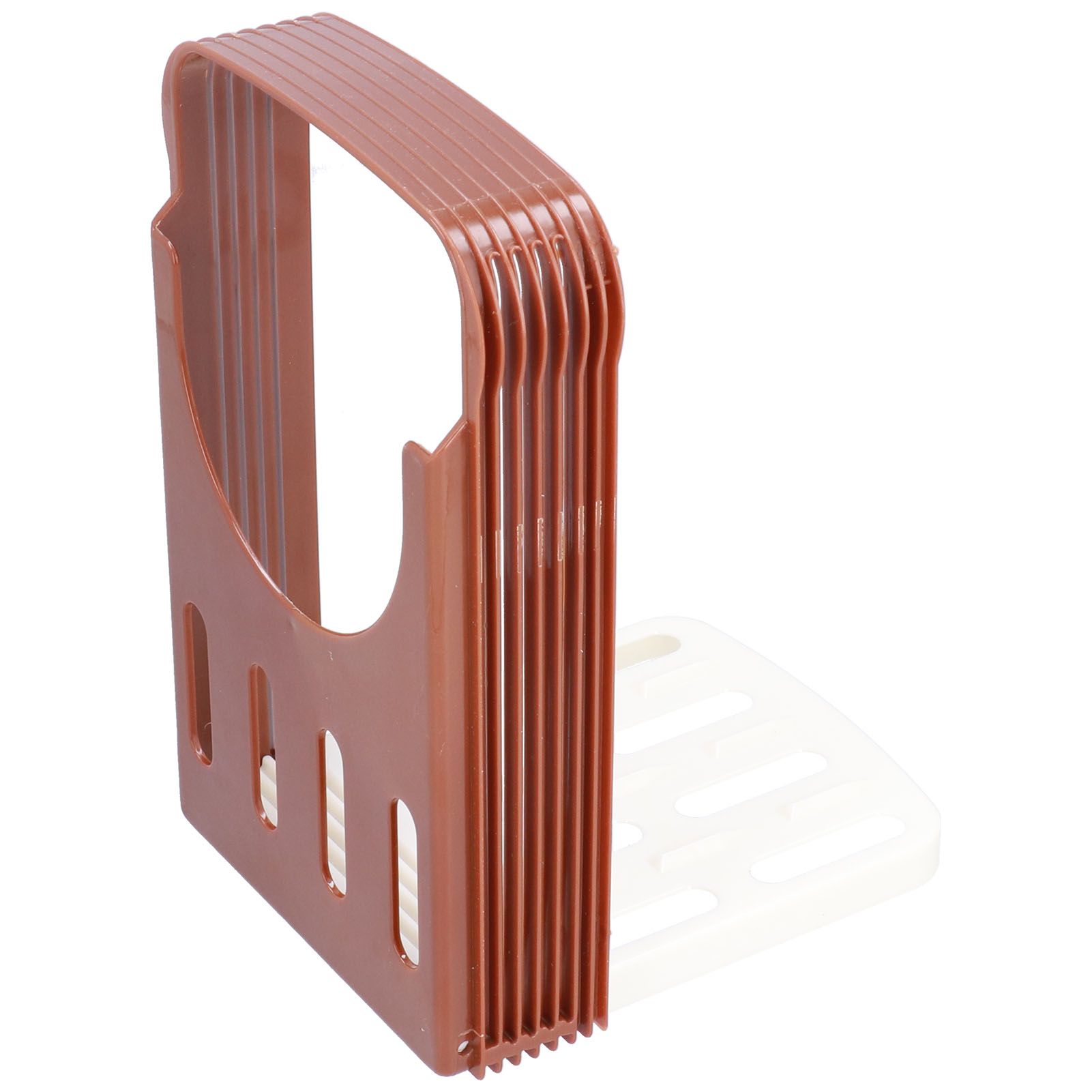 Bread Cutter ABS Foldable Adjustable Toast Slicing Cutting Machine Kitchen Accessory Coffee - Image 6
