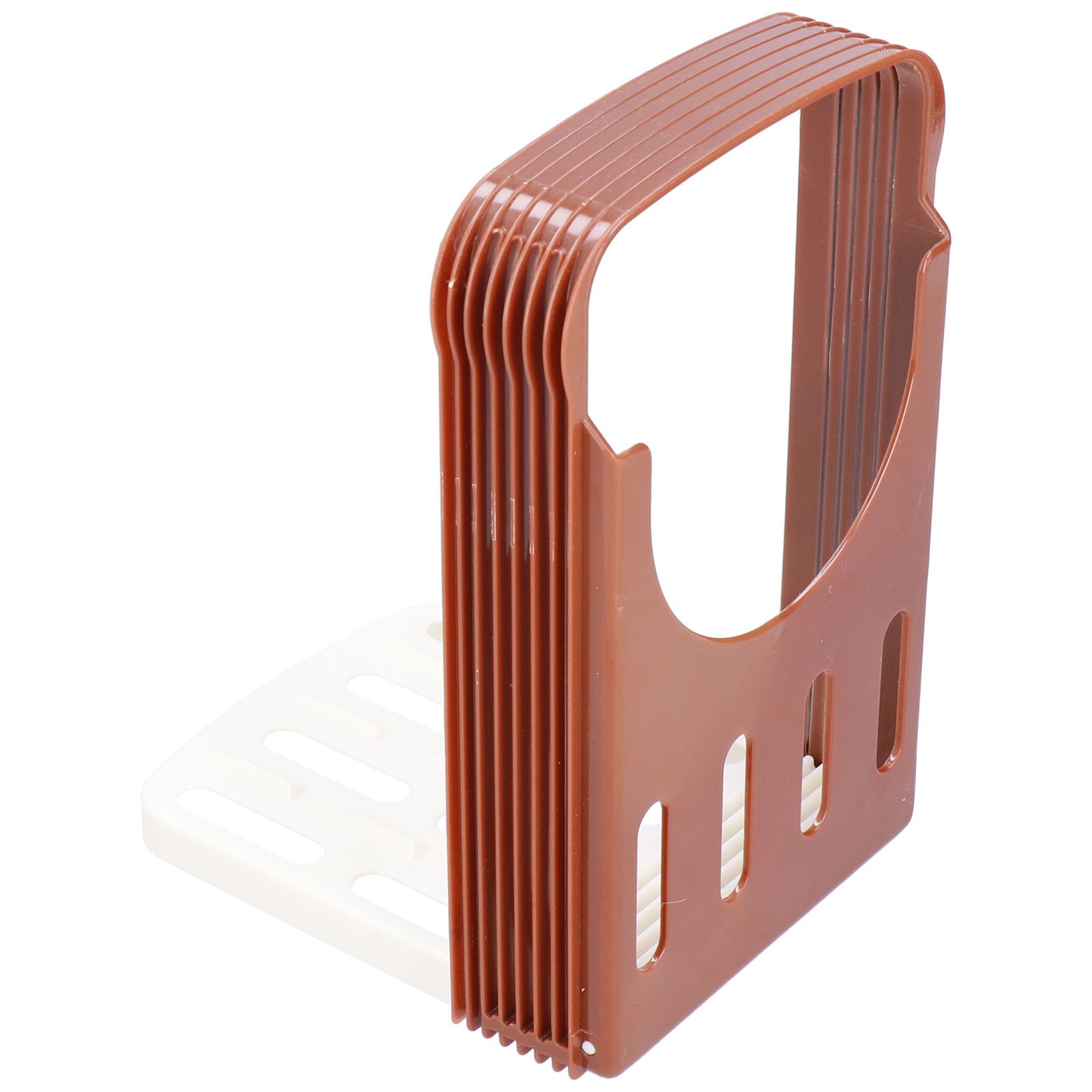 Bread Cutter ABS Foldable Adjustable Toast Slicing Cutting Machine Kitchen Accessory Coffee - Image 7