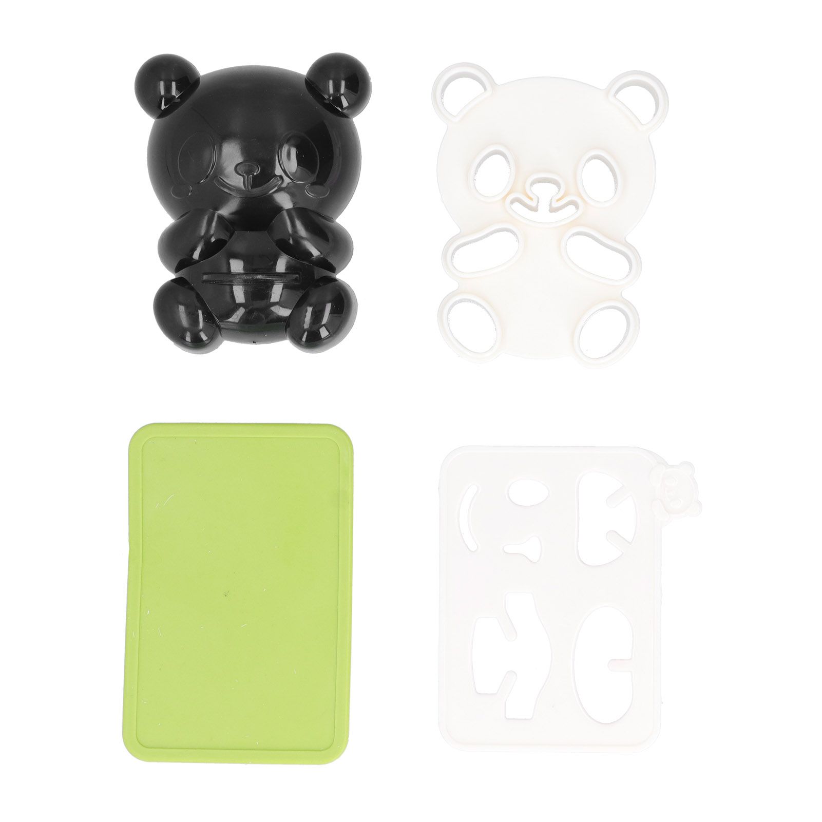 Panda Rice Ball Mold Food Grade Silicone Cute DIY Cookies Onigiri Mold for Kitchen Restaurants - Image 1