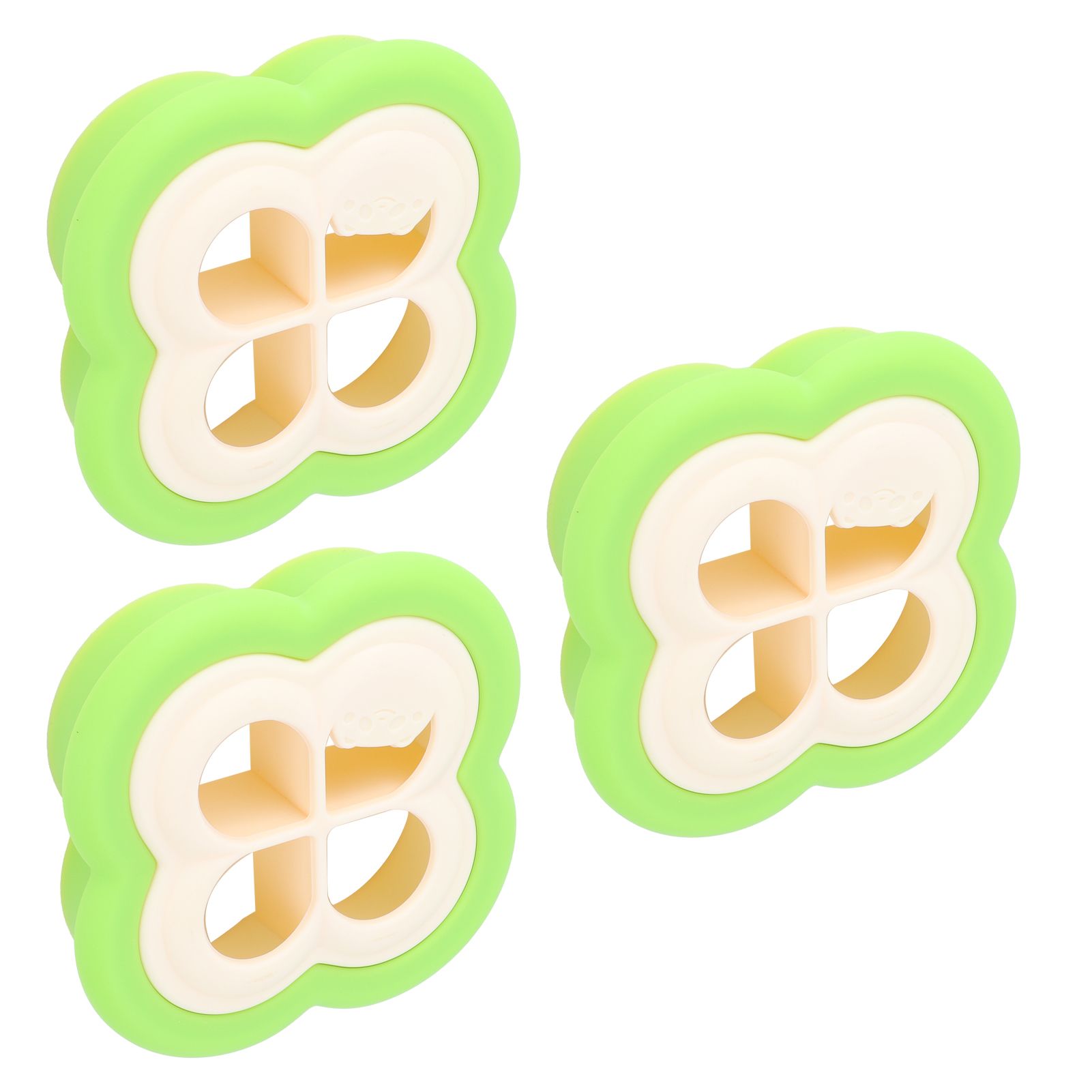 3Set Sandwich Cutter 4 Leaf Shaped Bread Mold Sushi Making Tool for Home Kitchen - Image 3