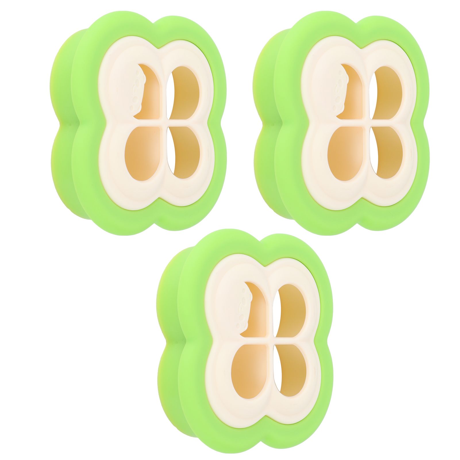 3Set Sandwich Cutter 4 Leaf Shaped Bread Mold Sushi Making Tool for Home Kitchen - Image 5