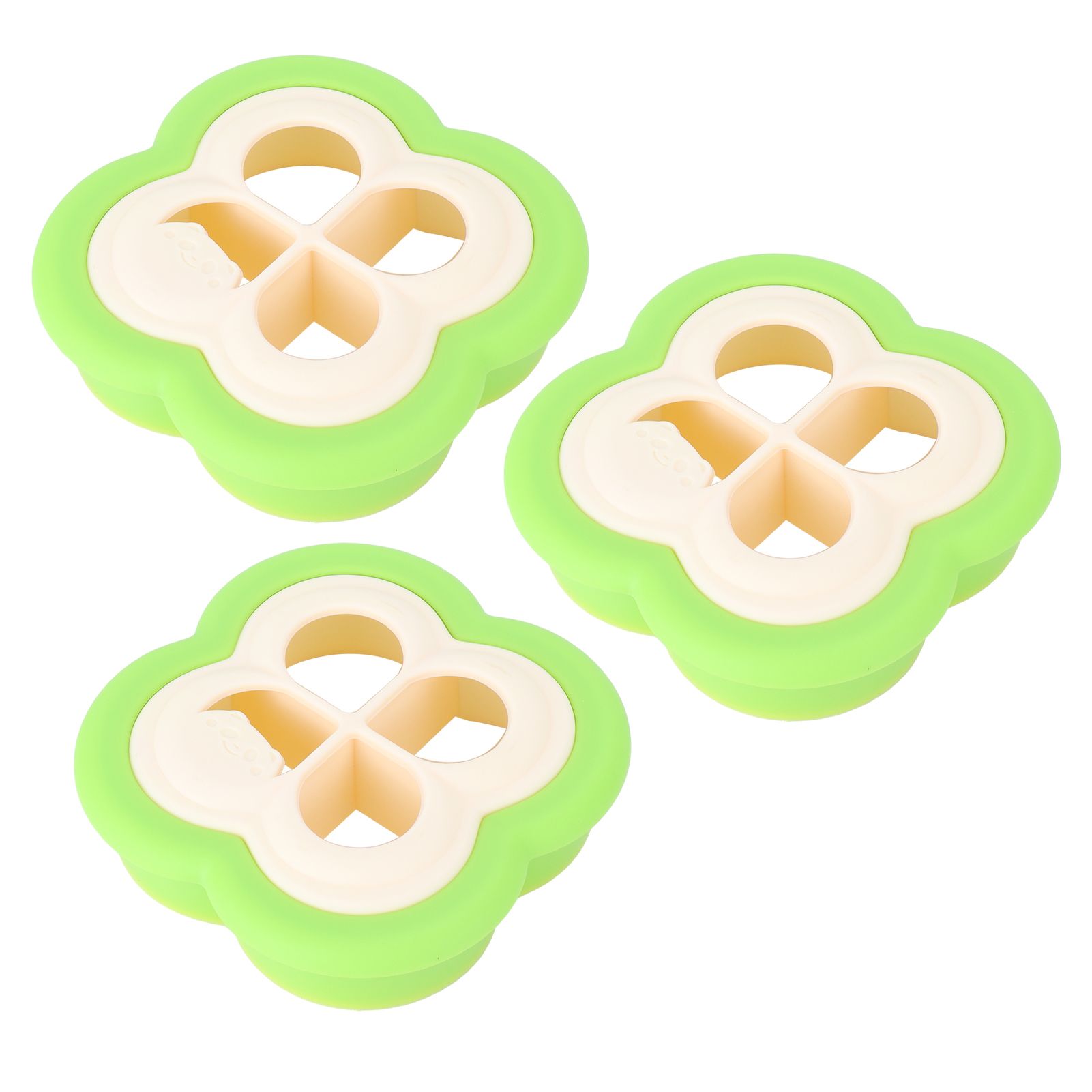 3Set Sandwich Cutter 4 Leaf Shaped Bread Mold Sushi Making Tool for Home Kitchen - Image 8