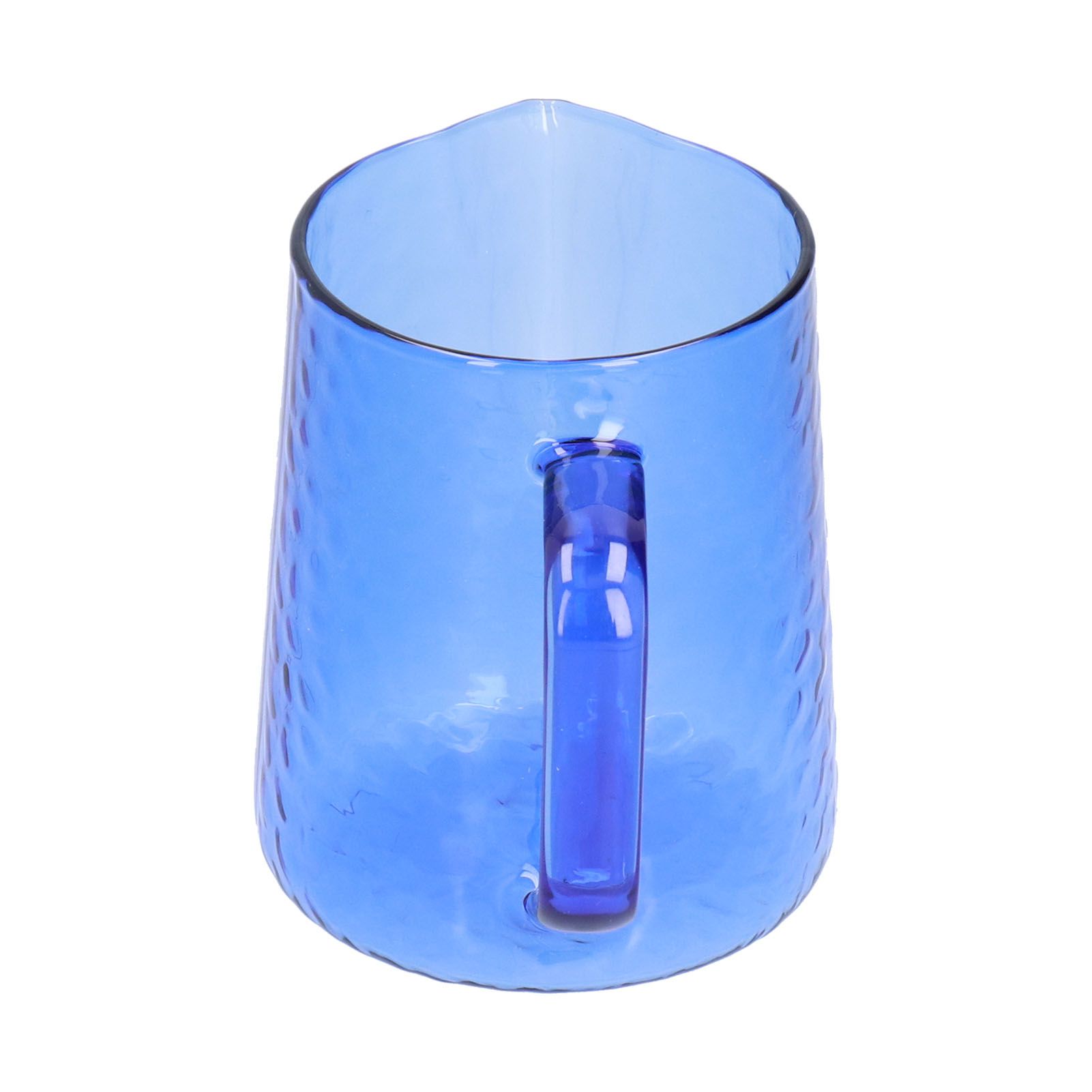 500ml Milk Frothing Pitcher Multipurpose Borosilicate Glass Milk Jug for Coffee Milk BeverageBlue - Image 4