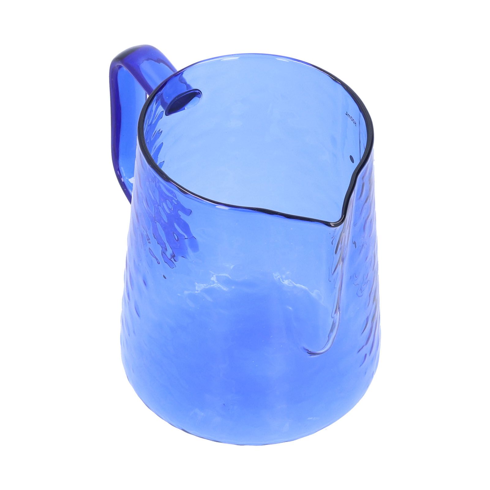 500ml Milk Frothing Pitcher Multipurpose Borosilicate Glass Milk Jug for Coffee Milk BeverageBlue - Image 8