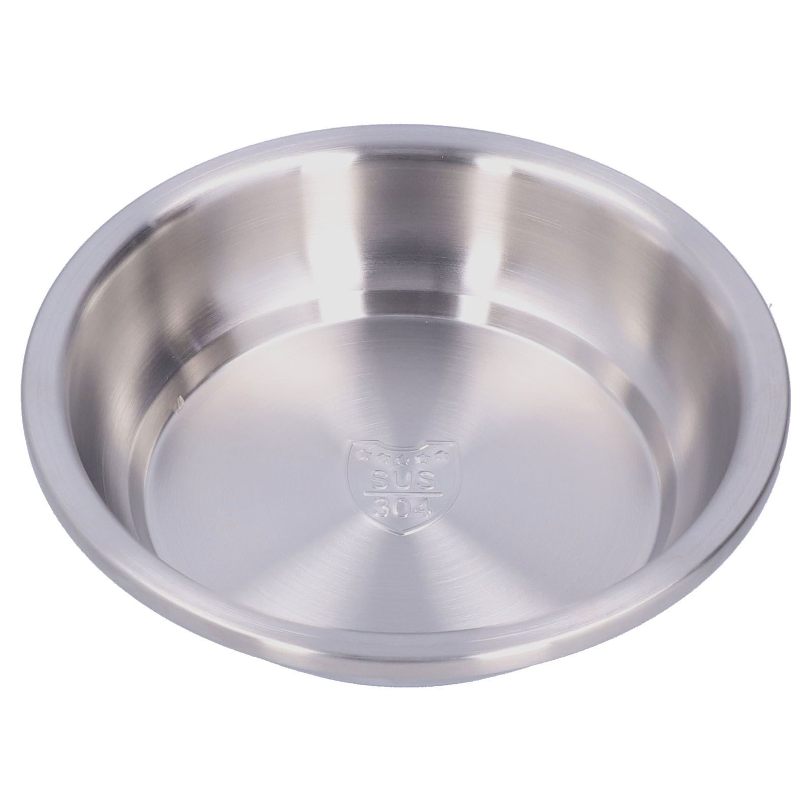 Stainless Steel Plate 304 Food Grade Material Stainless Steel Rounded Deepen Dish for Eating18cm/7in - Image 2