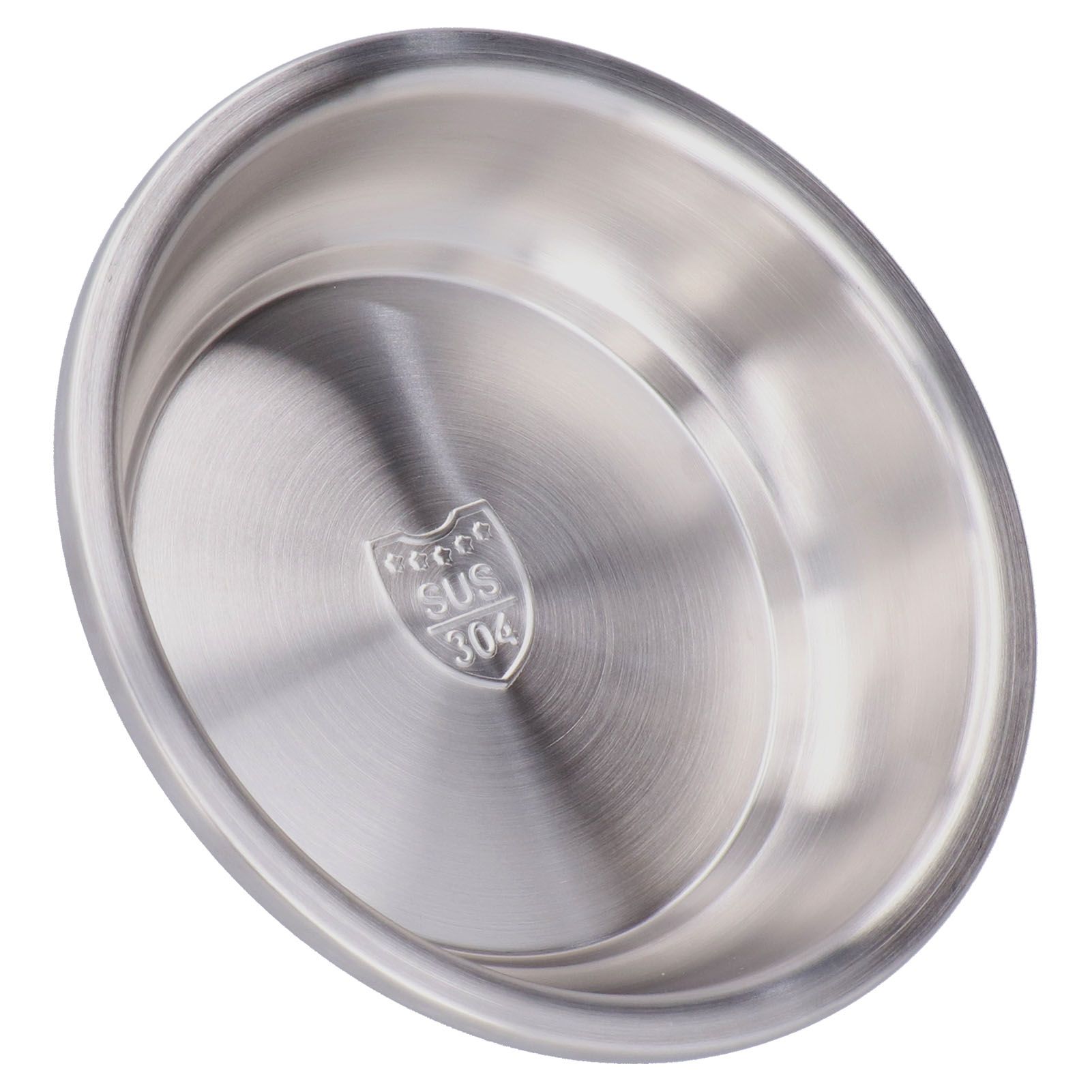 Stainless Steel Plate 304 Food Grade Material Stainless Steel Rounded Deepen Dish for Eating18cm/7in - Image 6