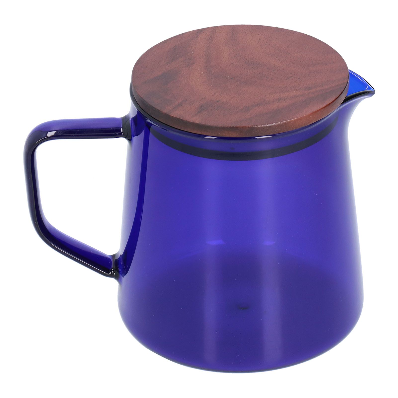 Tea Cup Borosilicate Glass 300ml 11.9oz Heat Resistant Household Coffee Mug Water Container with LidBlue - Image 2