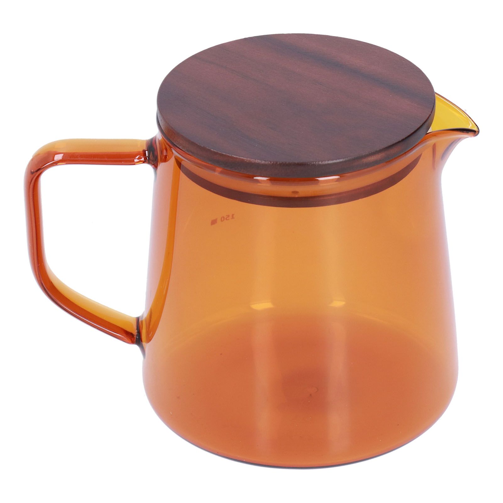 Tea Cup Borosilicate Glass 300ml 11.9oz Heat Resistant Household Coffee Mug Water Container with LidBrown - Image 4